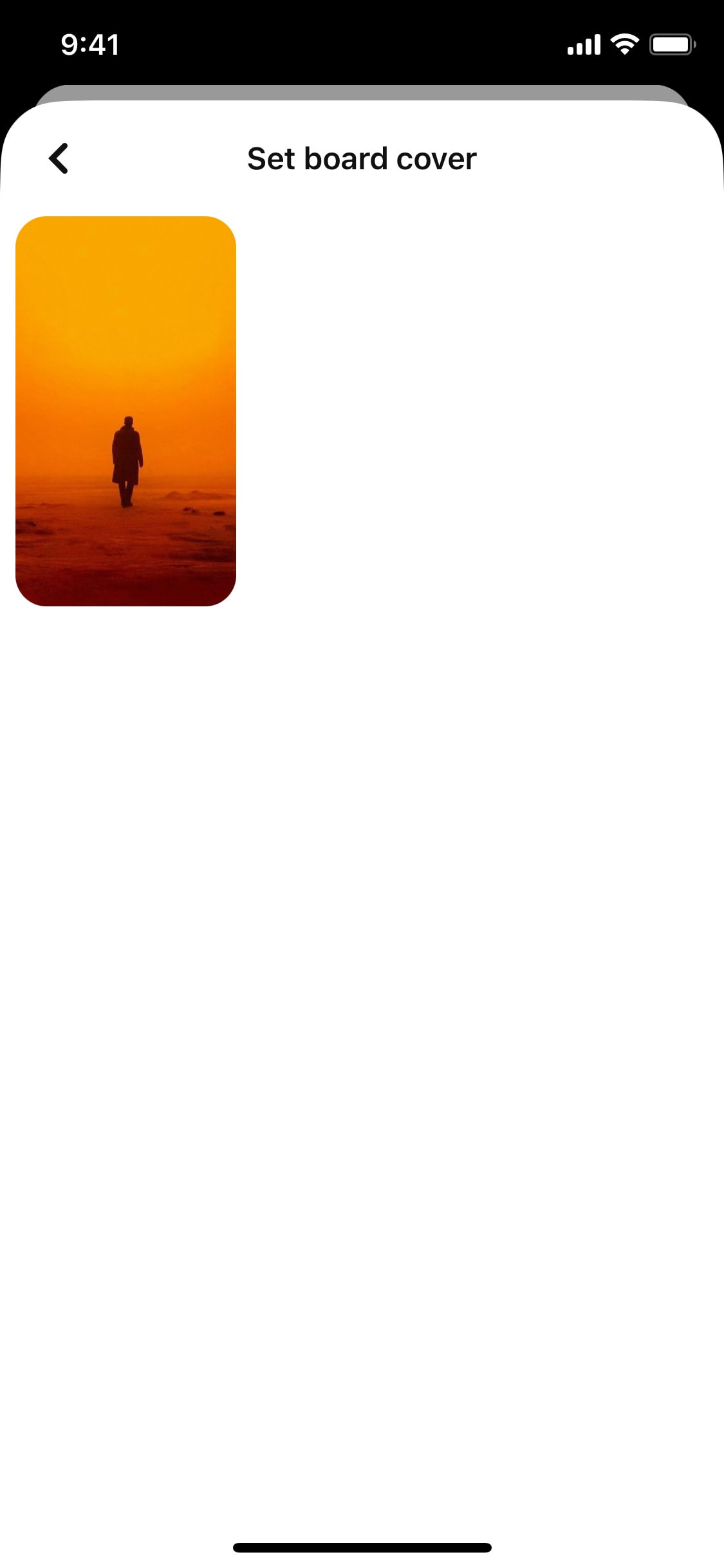 Pinterest iOS screen 284