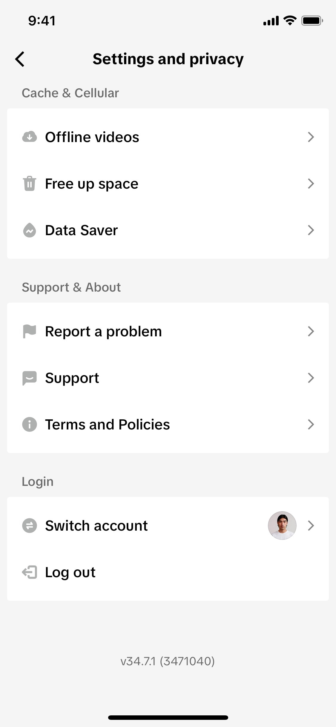 TikTok iOS screen 690