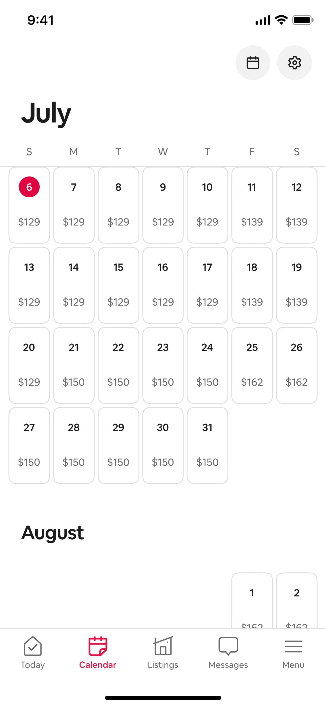 Airbnb iOS screen 284