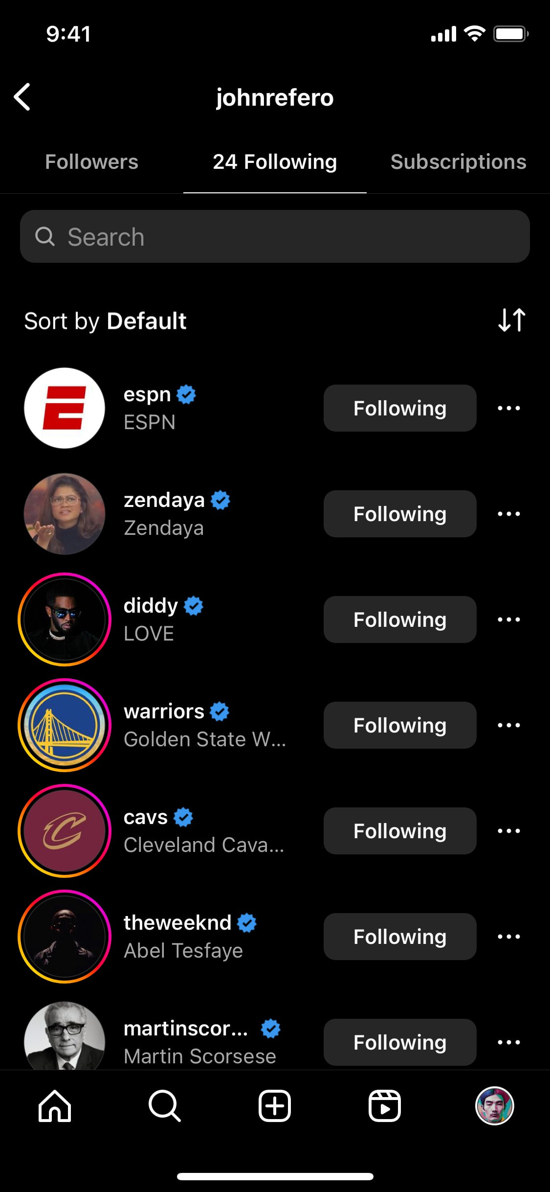 Instagram iOS screen 112