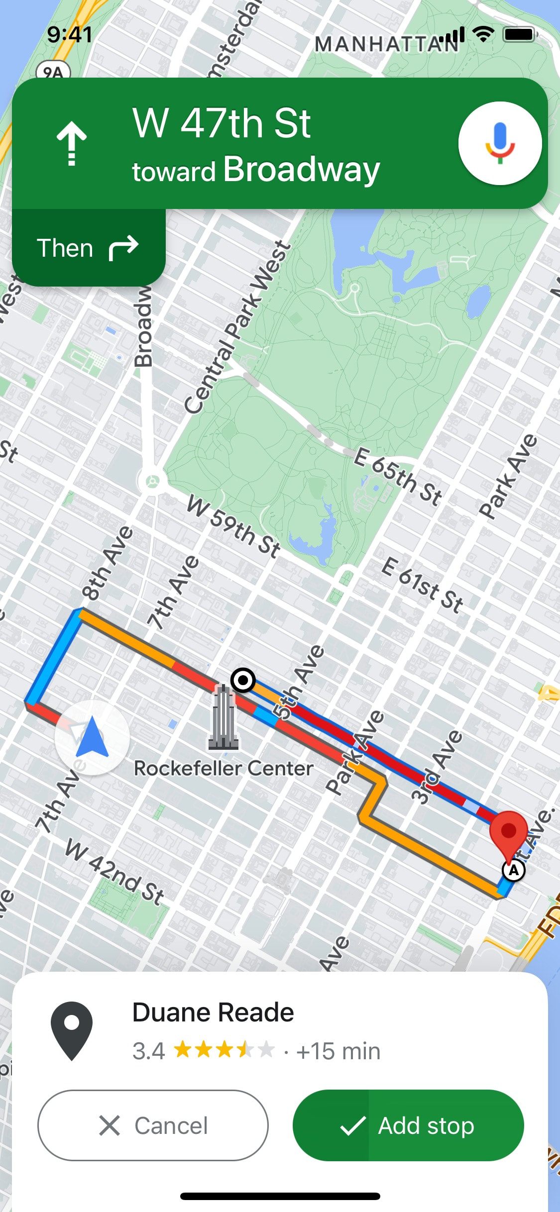 Google Maps iOS screen 59