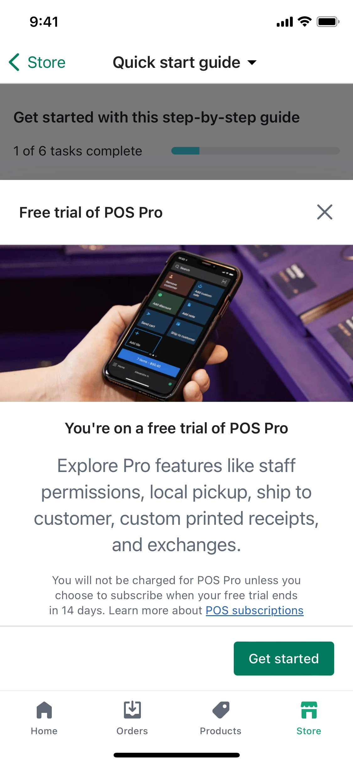 Shopify iOS screen 129