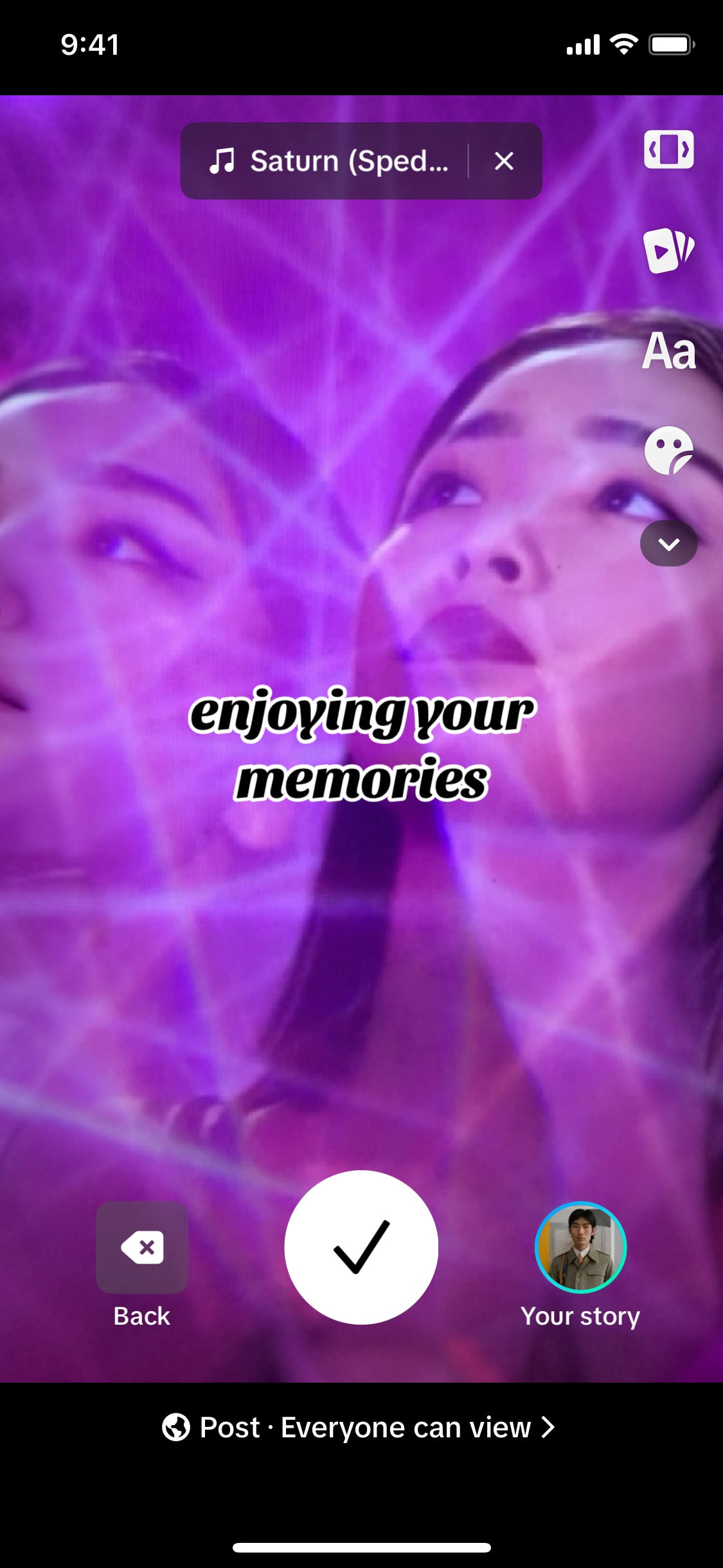 TikTok iOS screen 327
