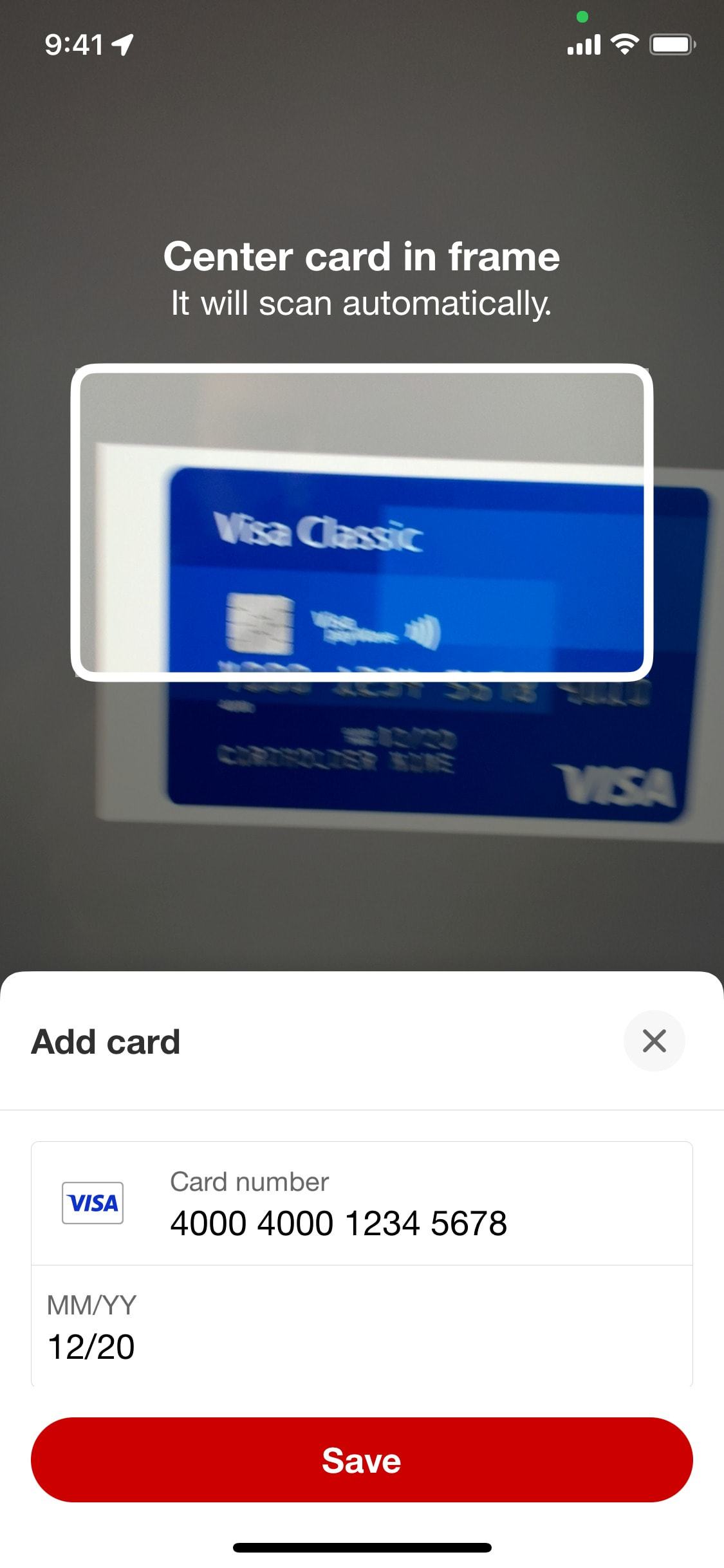 Target iOS screen 394