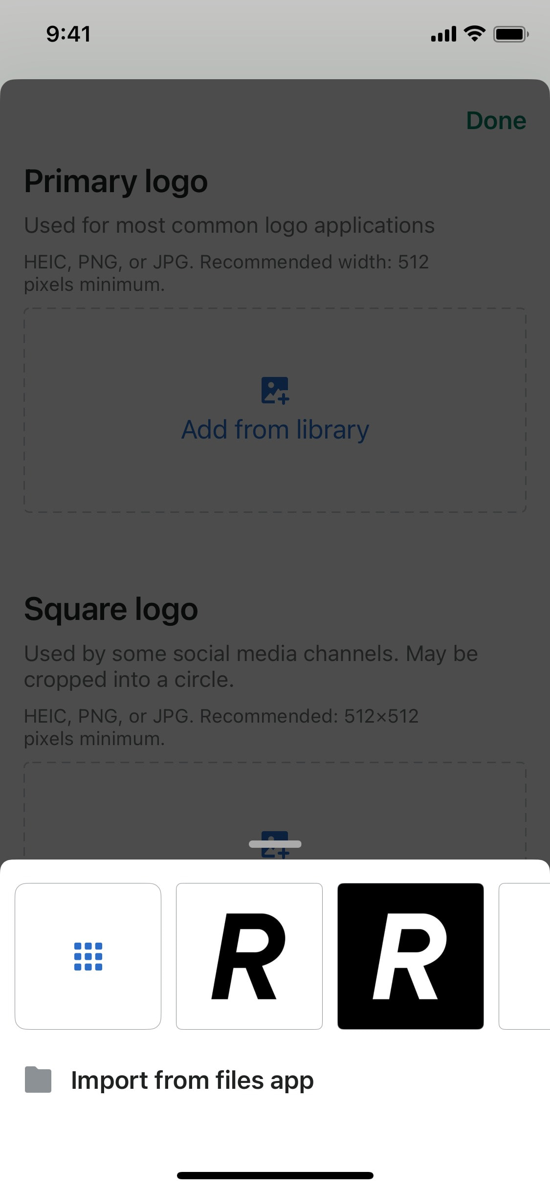 Shopify iOS screen 125