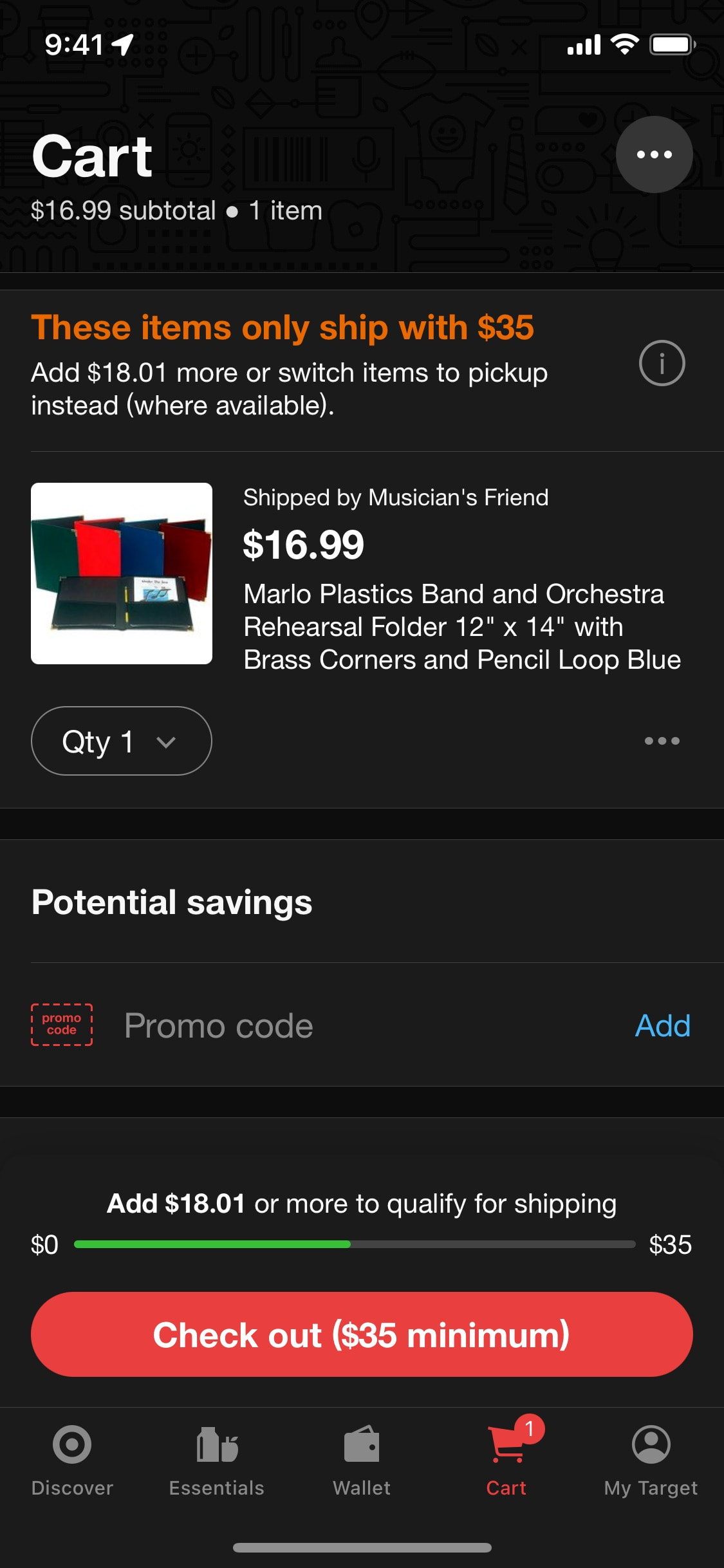 Target iOS screen 683