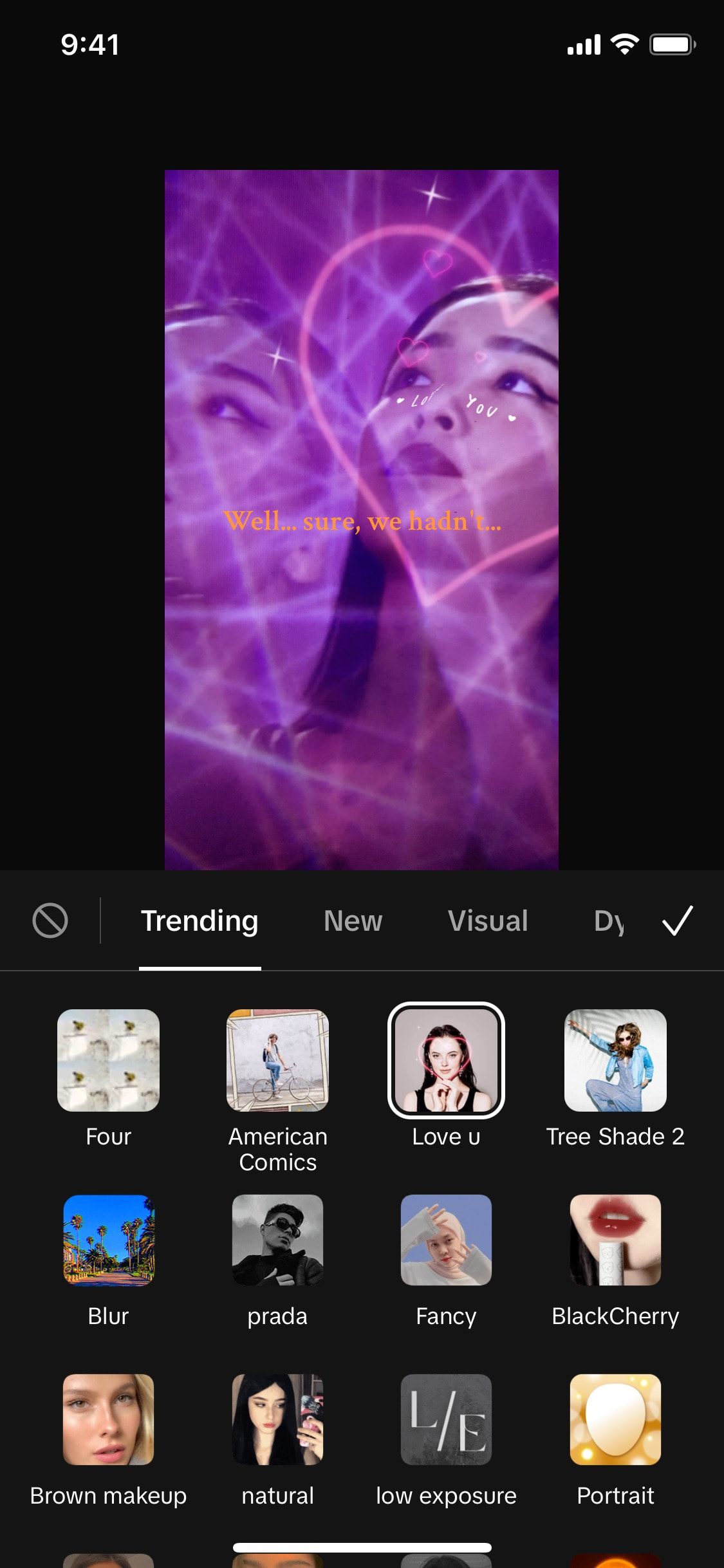 TikTok iOS screen 853