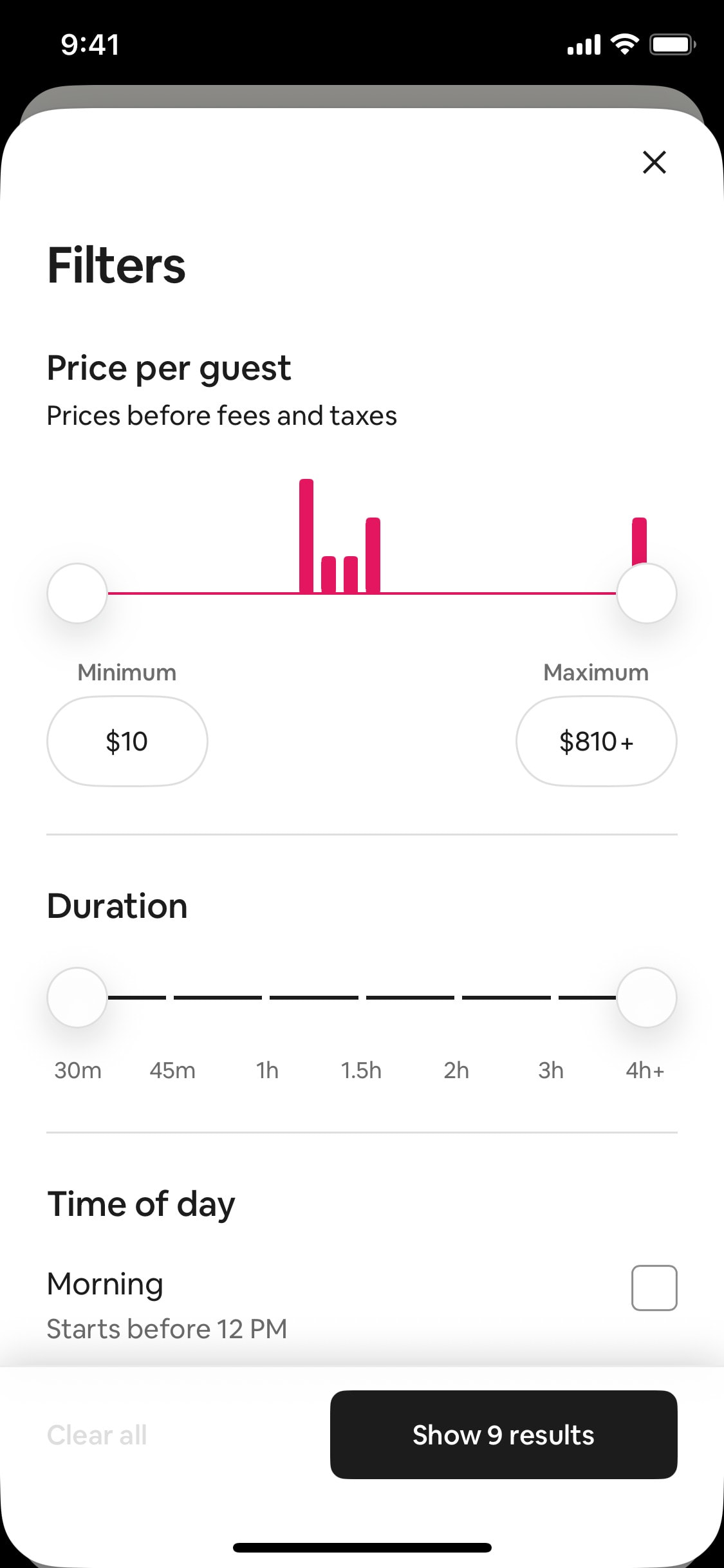 Airbnb iOS screen 326