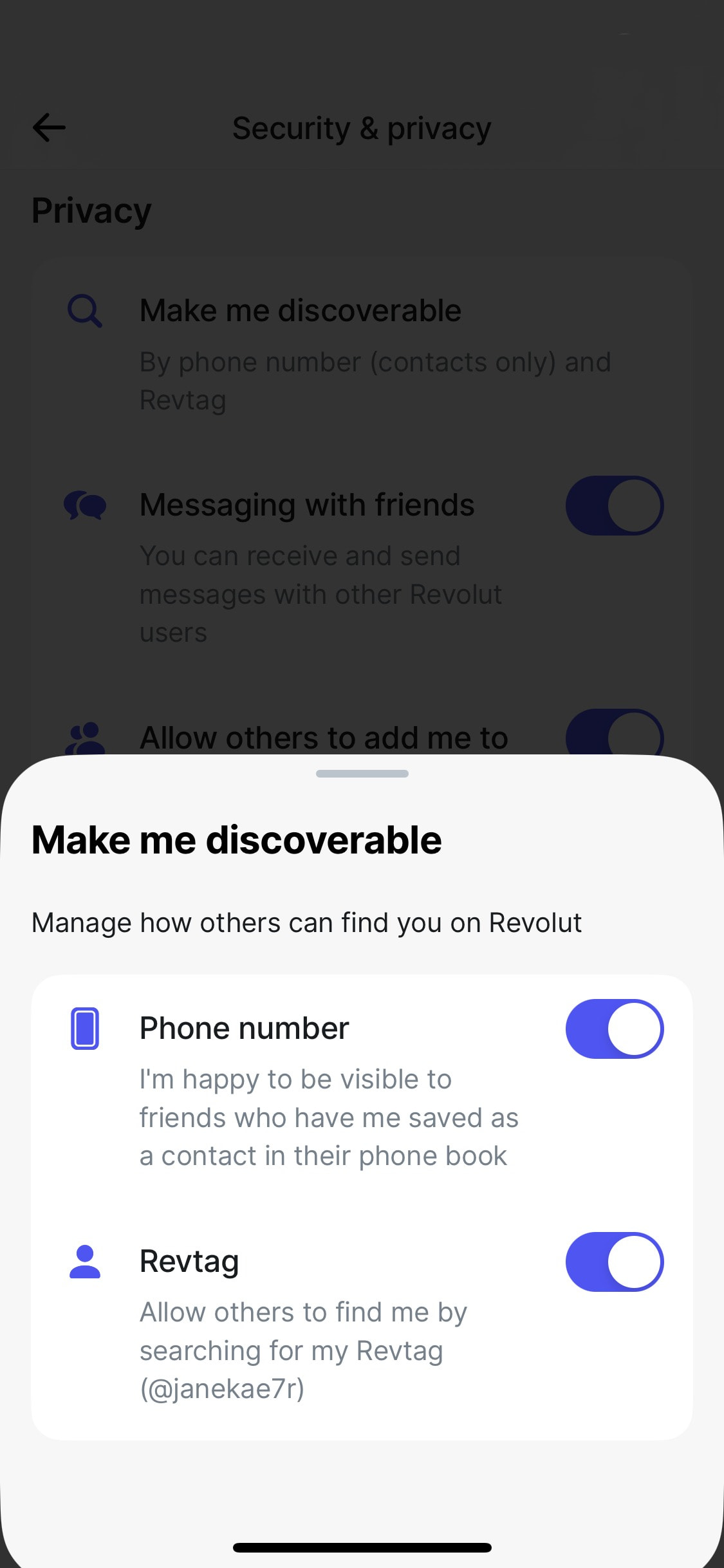 Revolut iOS screen 606