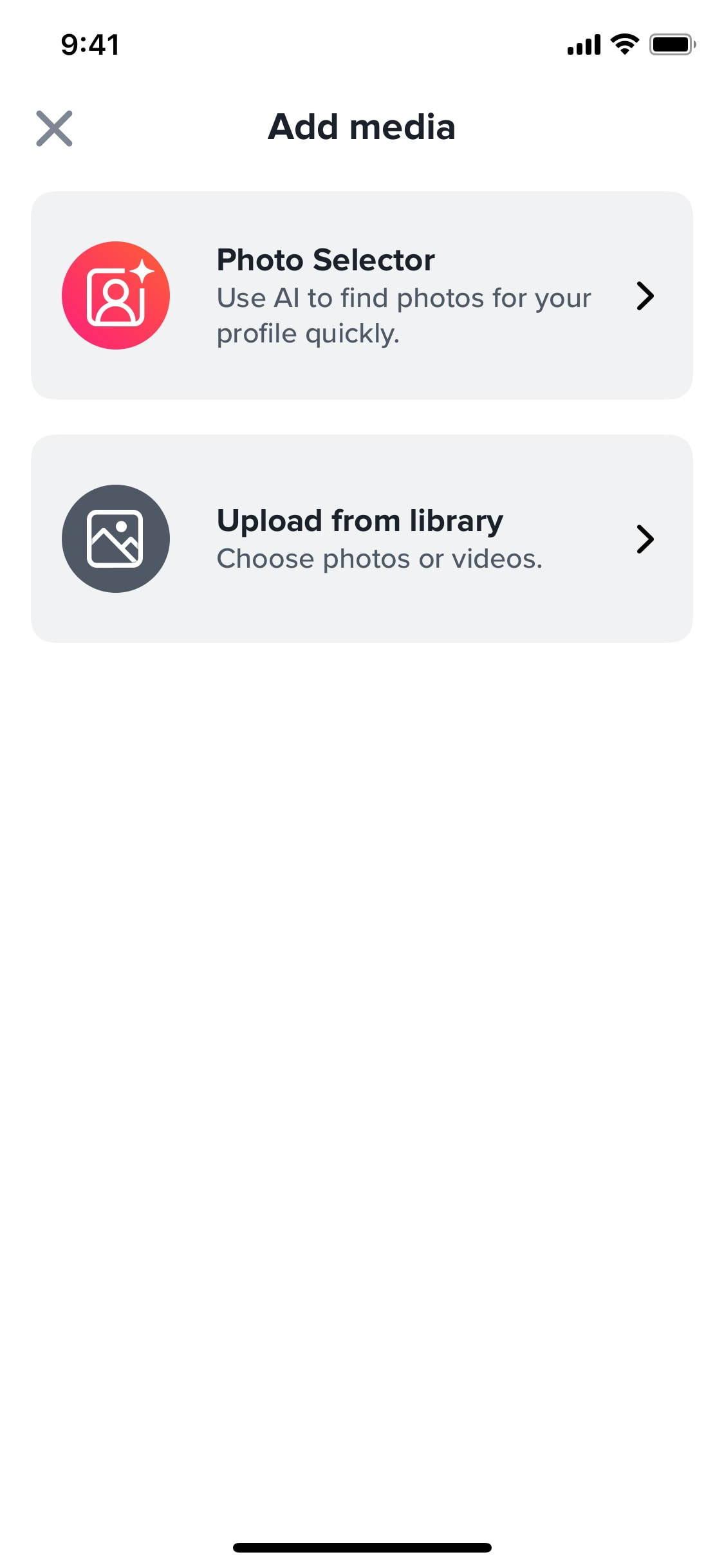 Tinder iOS screen 156