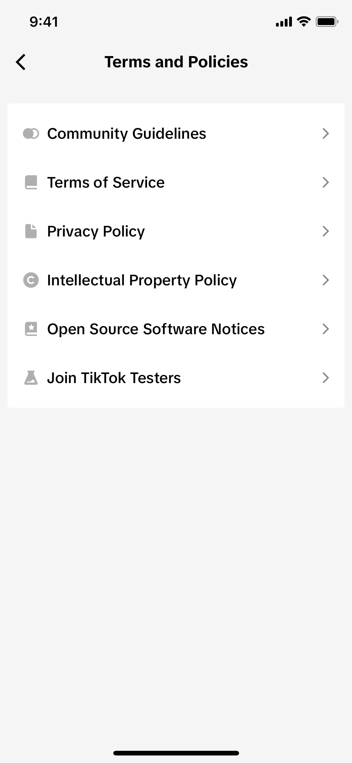 TikTok iOS screen 529