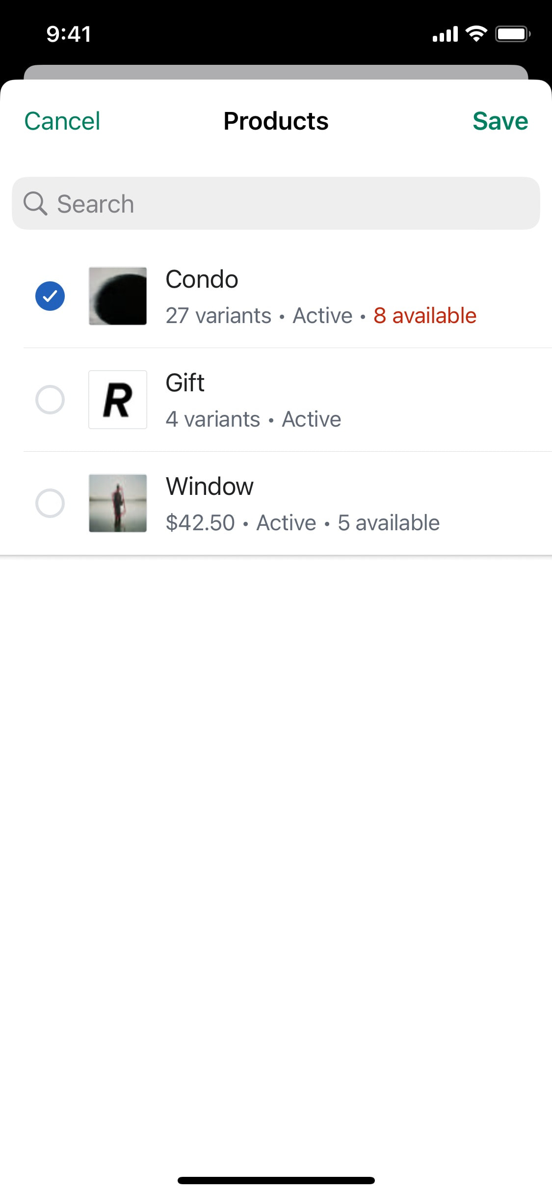 Shopify iOS screen 47