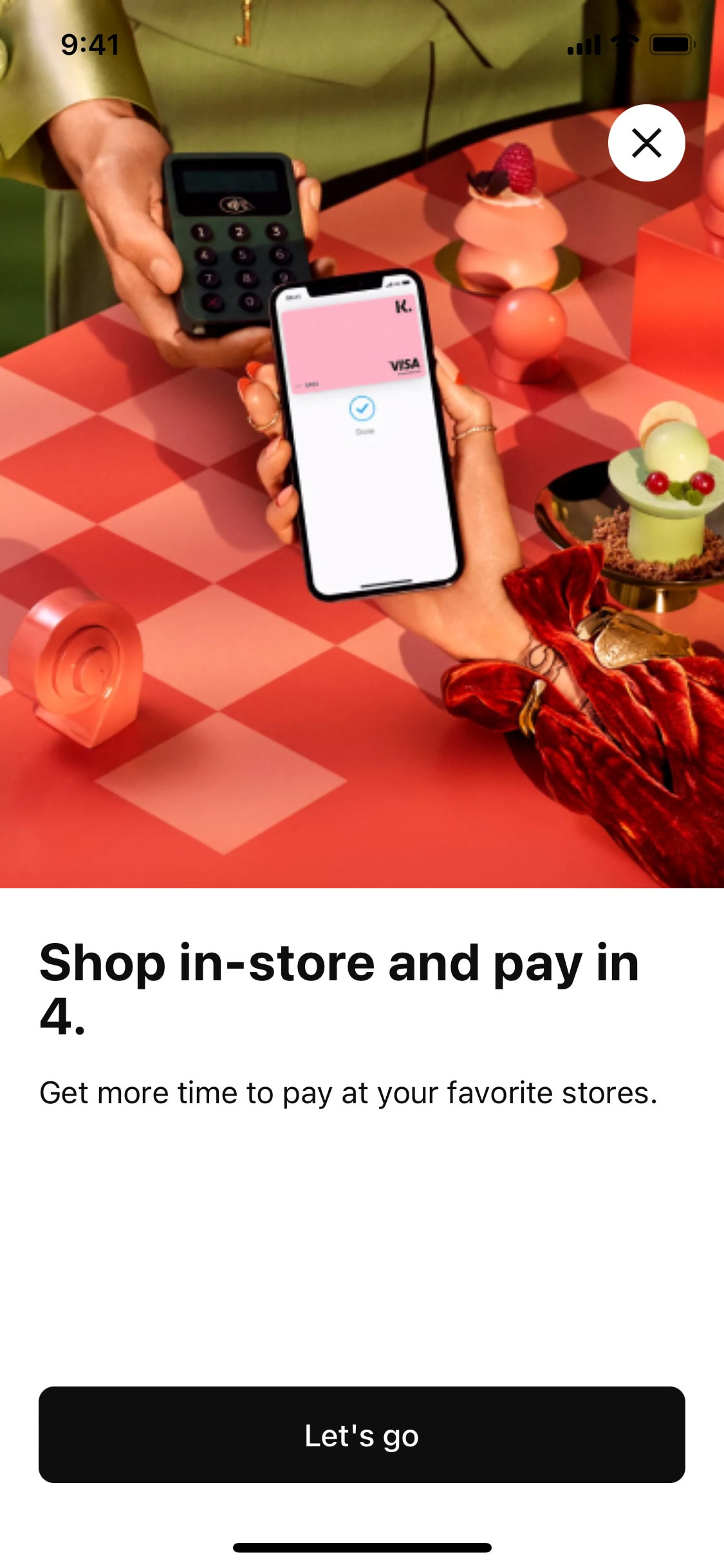 Klarna iOS screen 123