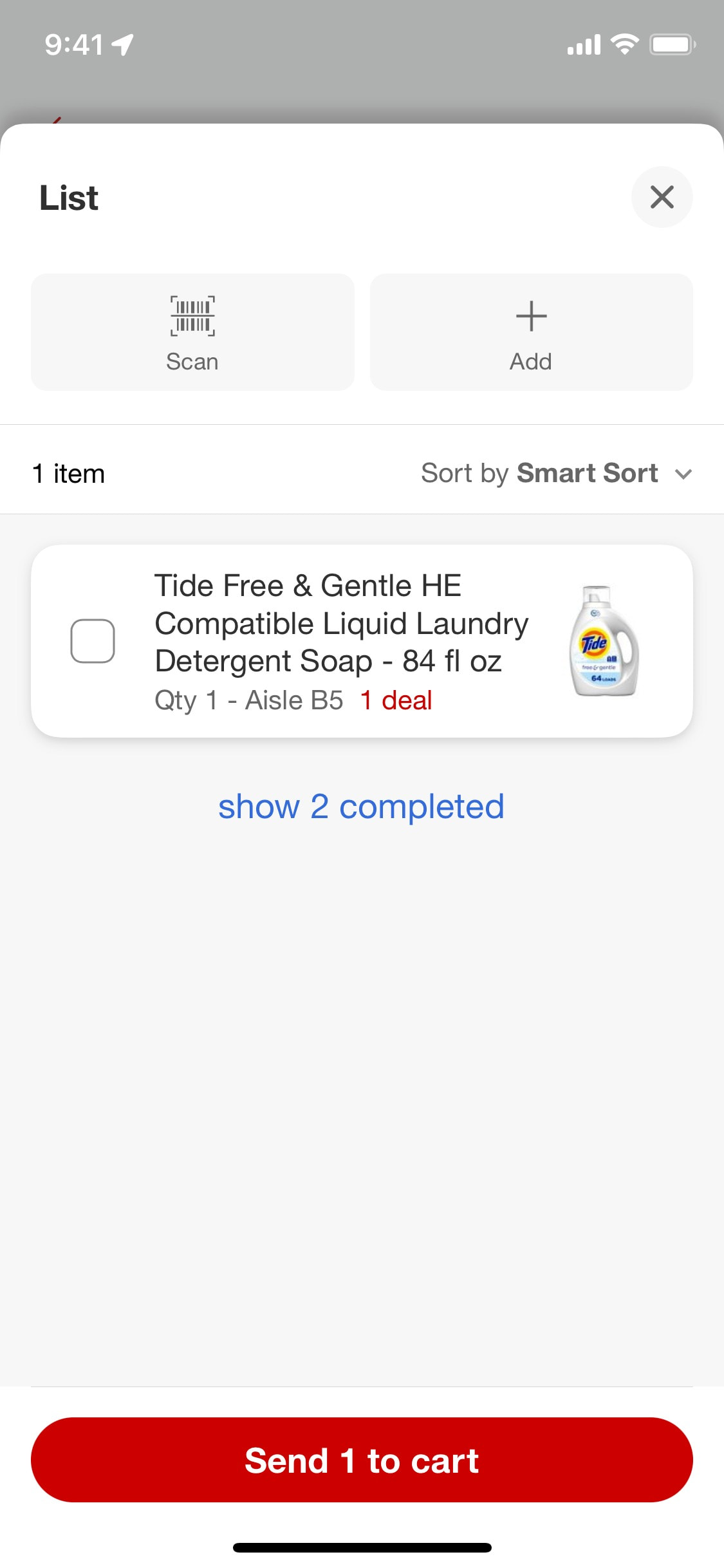 Target iOS screen 640