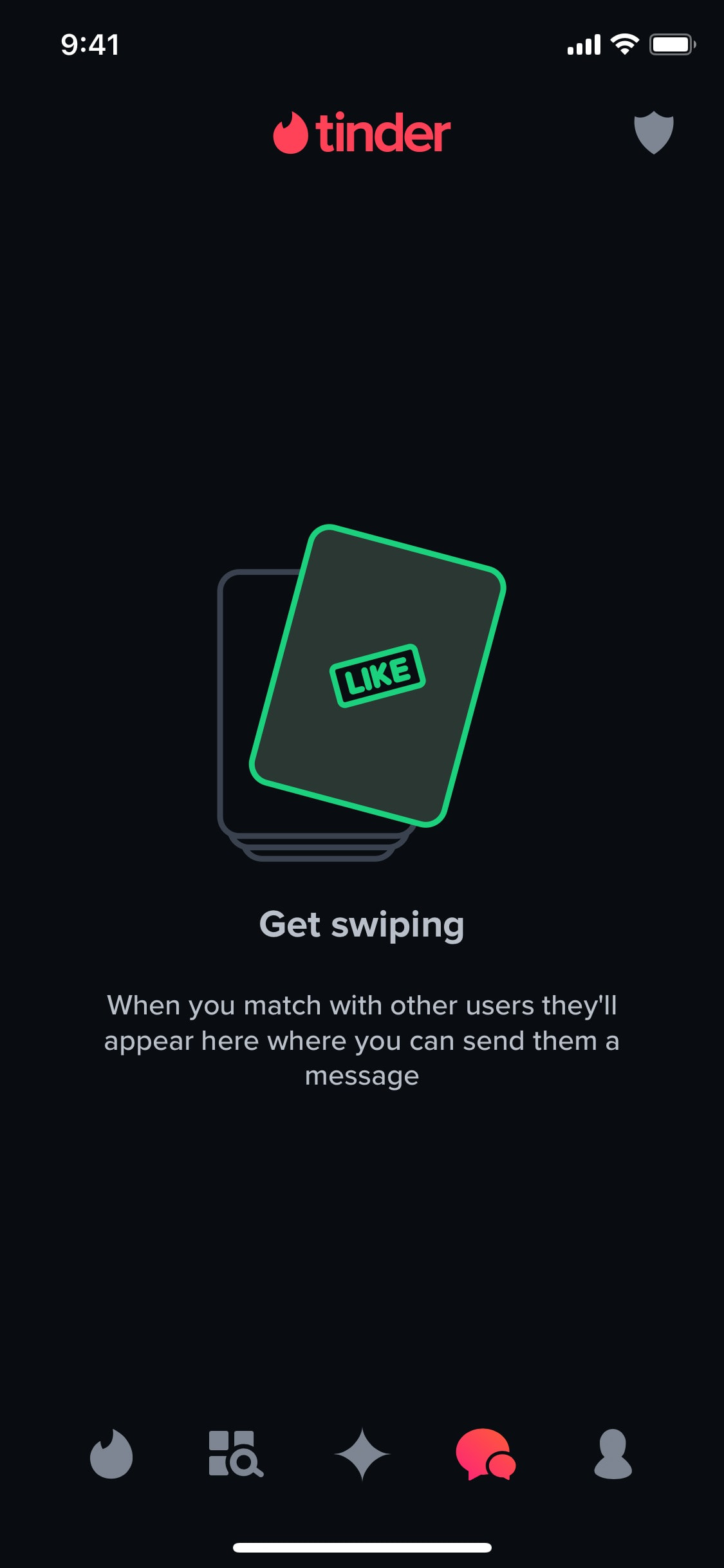 Tinder iOS screen 462