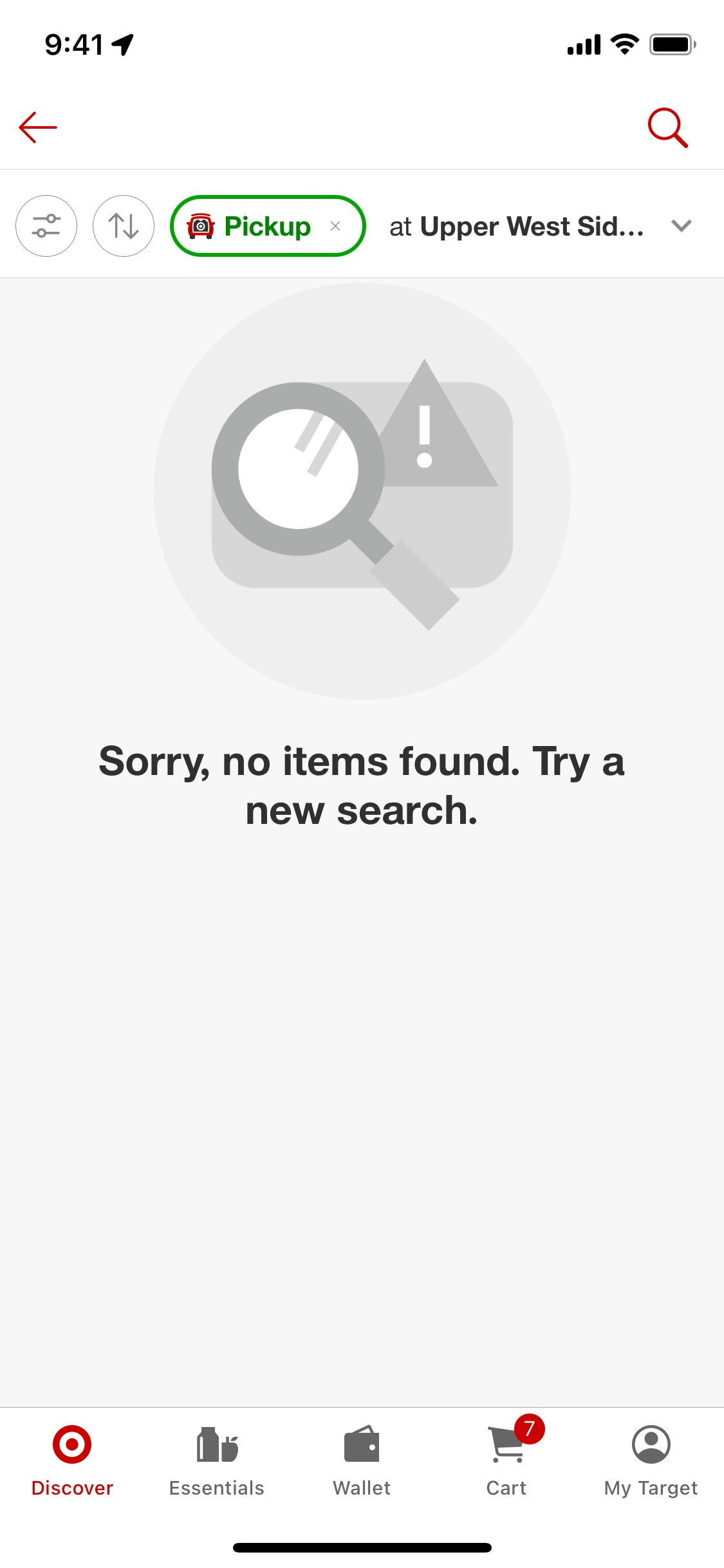 Target iOS screen 460