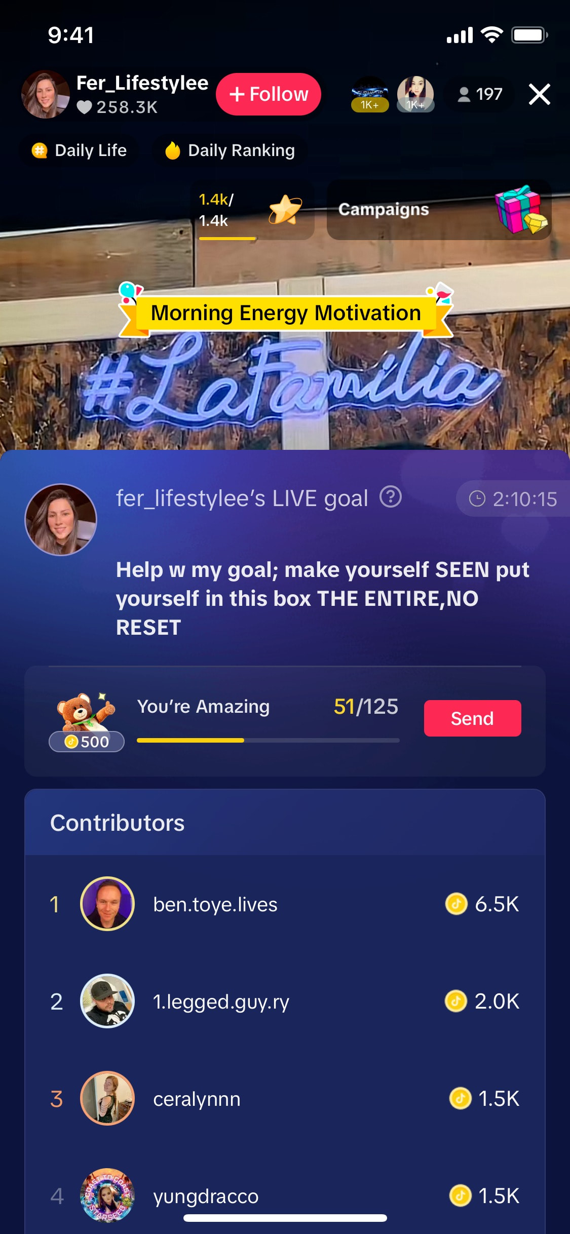 TikTok iOS screen 137