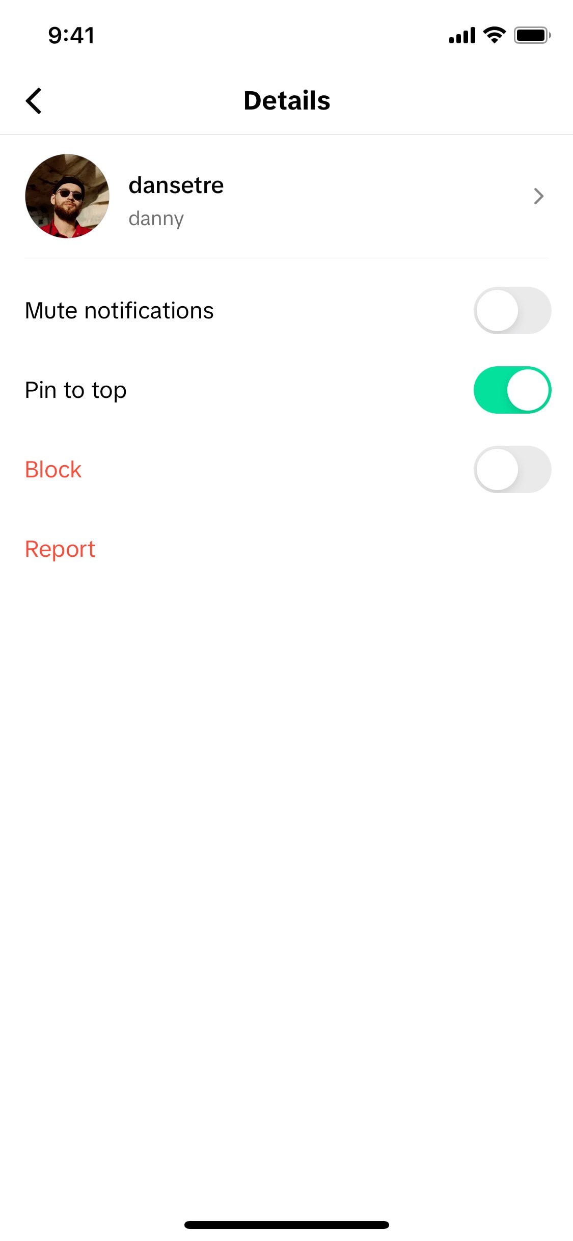 TikTok iOS screen 129