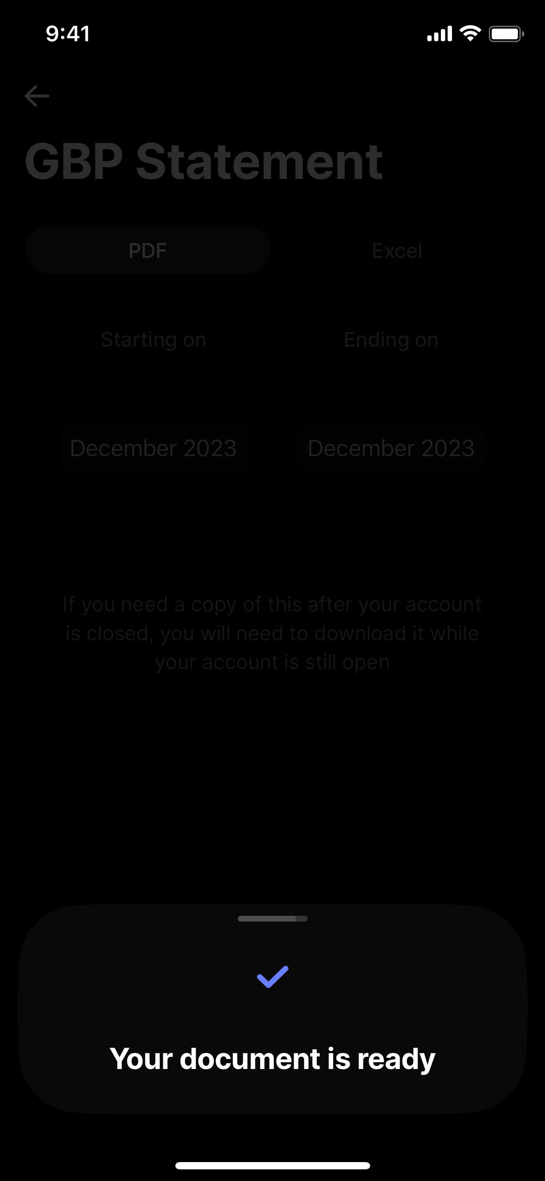 Revolut iOS screen 25