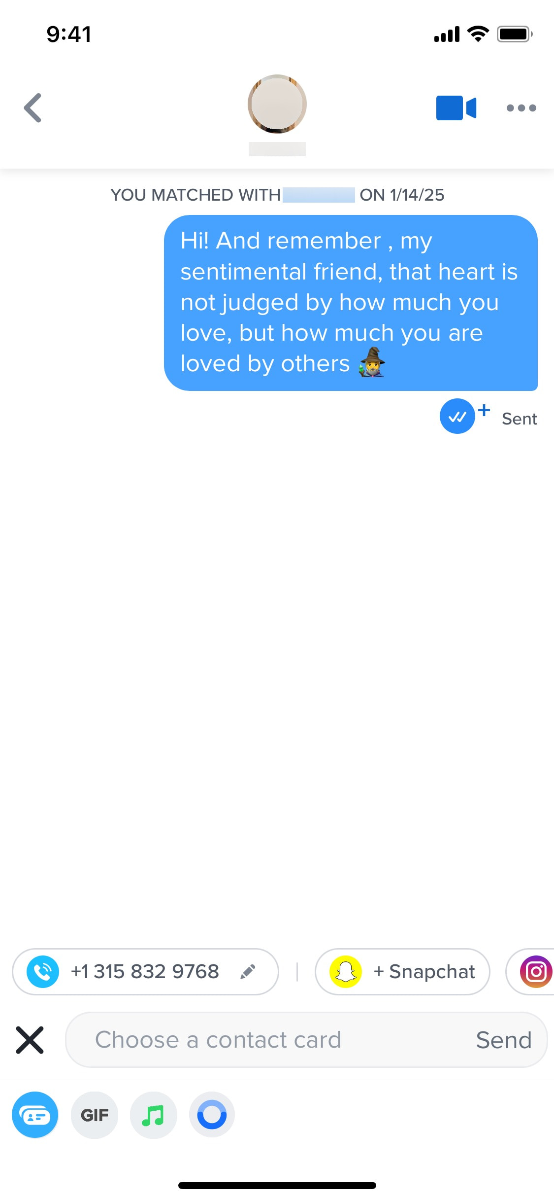Tinder iOS screen 192