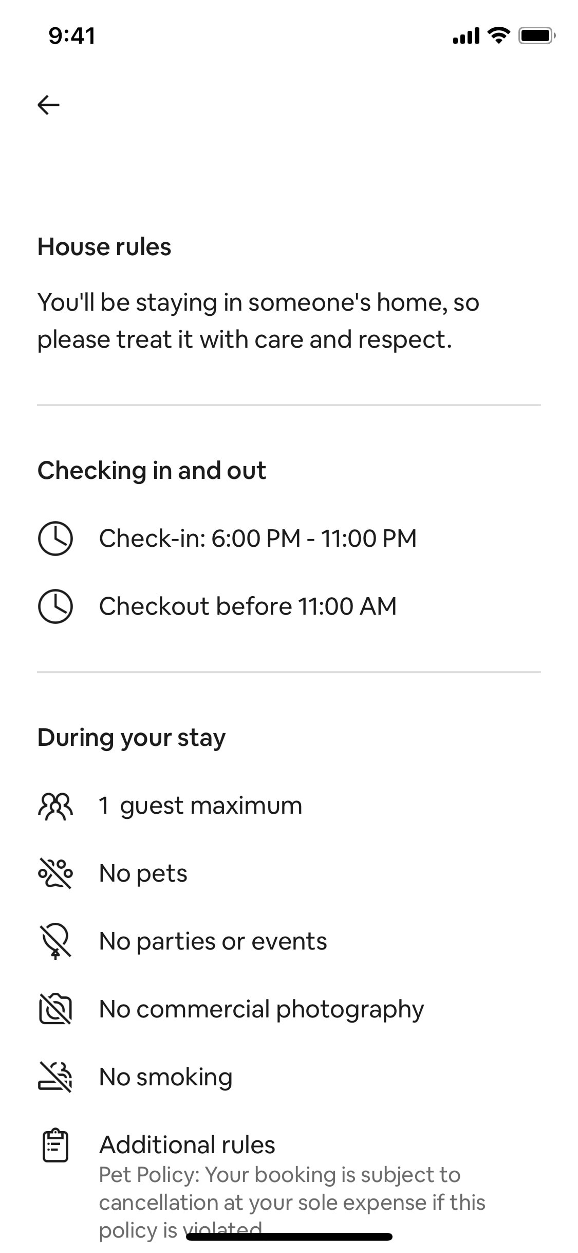 Airbnb iOS screen 526