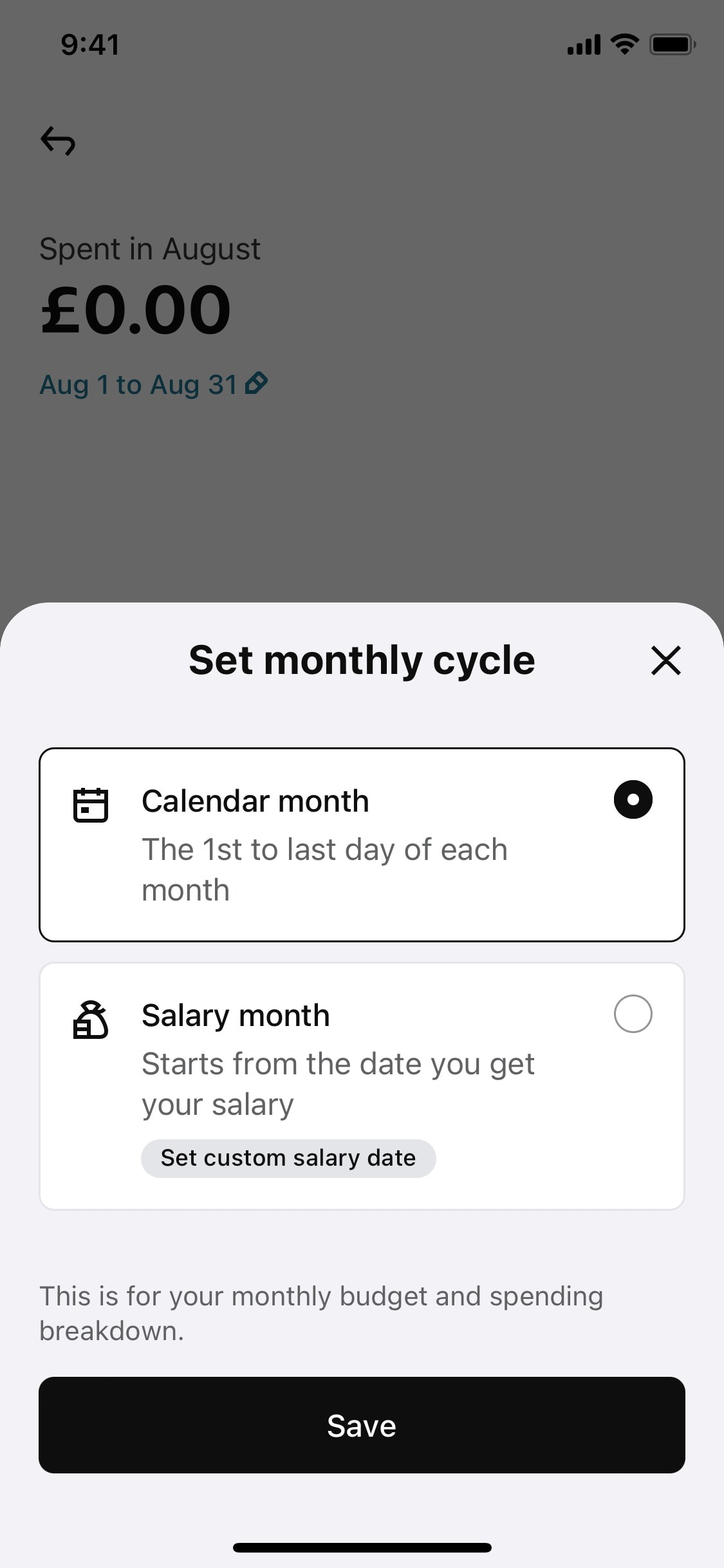 Klarna iOS screen 46