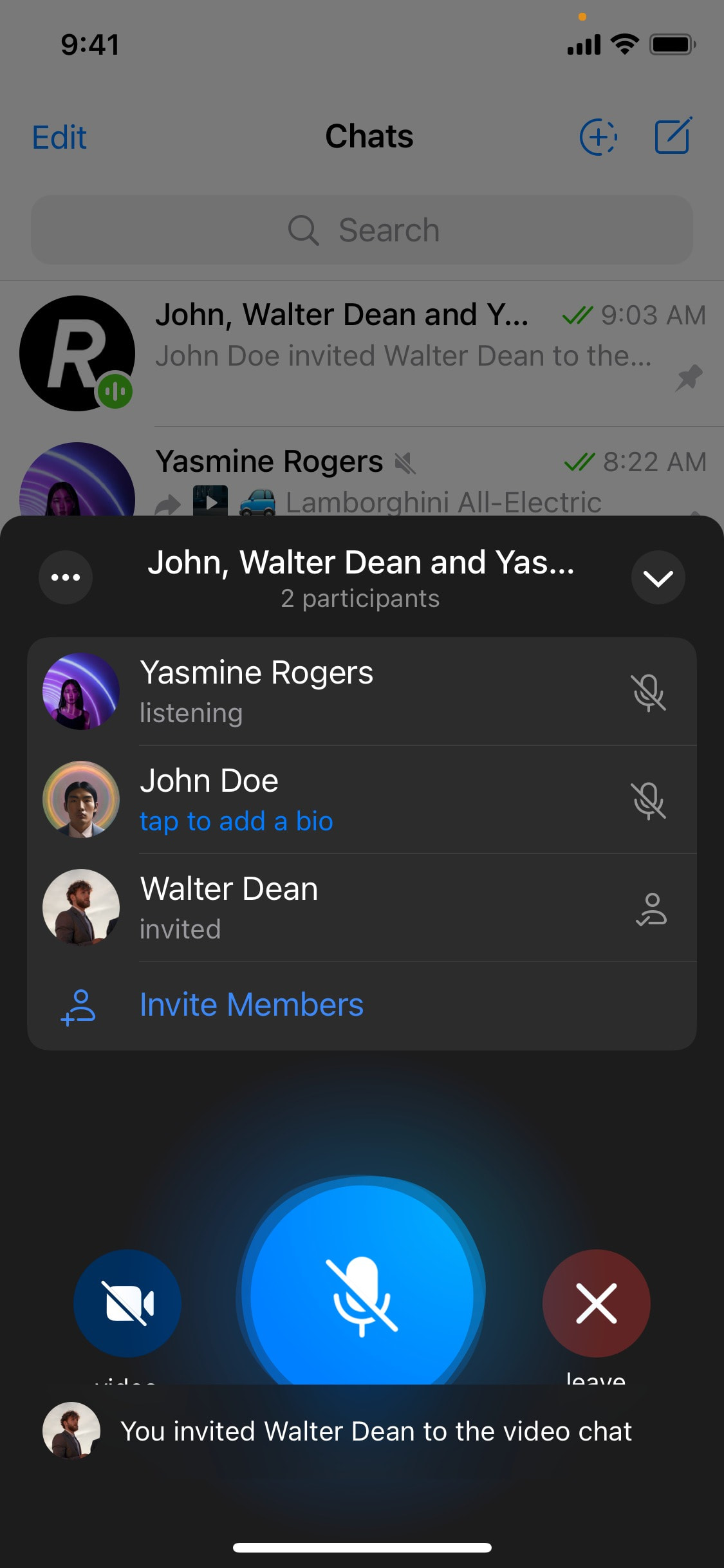 Telegram iOS screen 158
