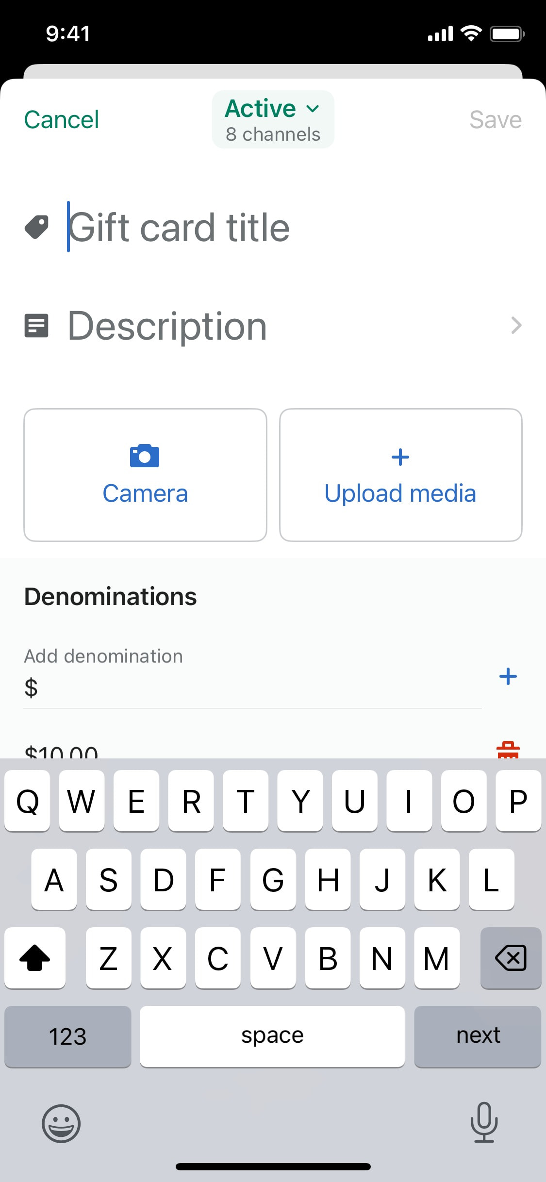 Shopify iOS screen 396