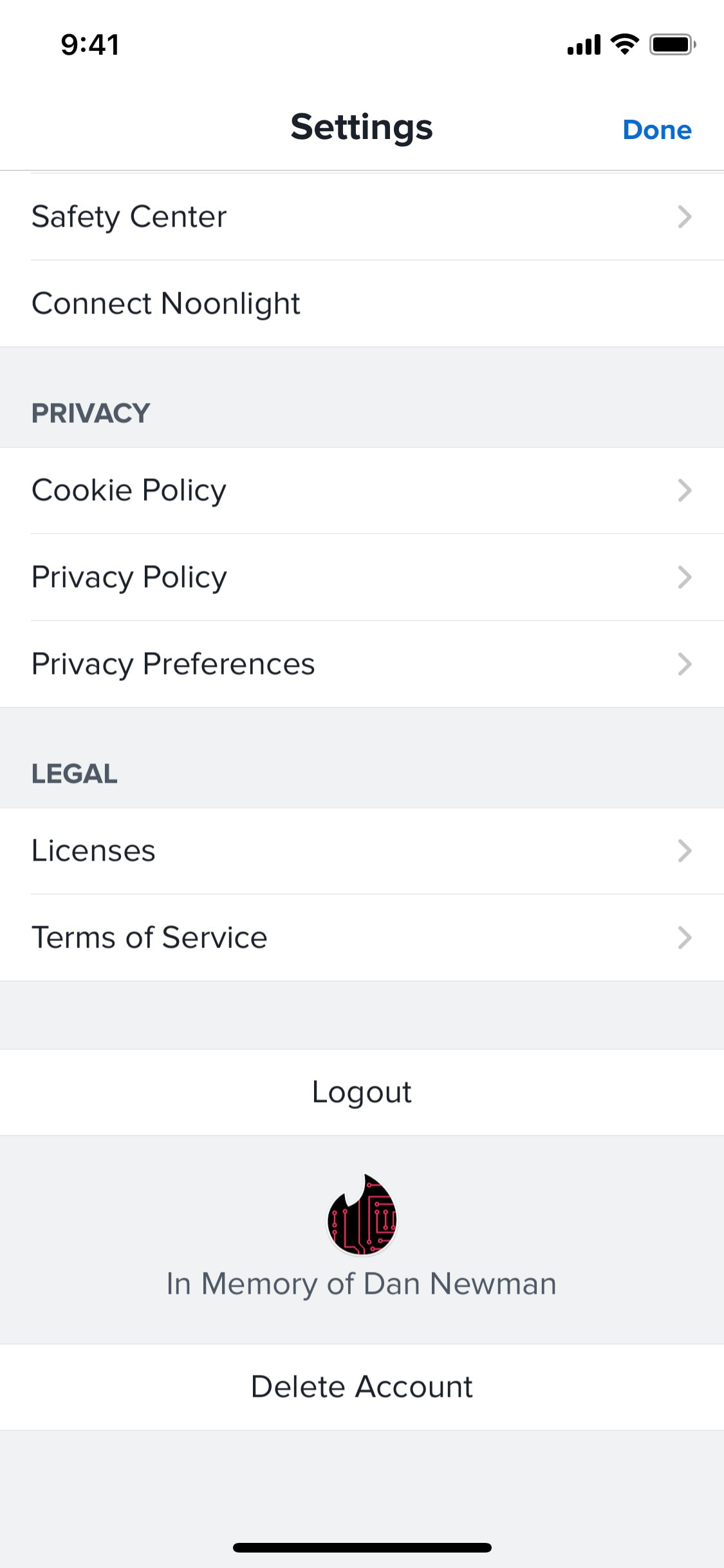 Tinder iOS screen 53