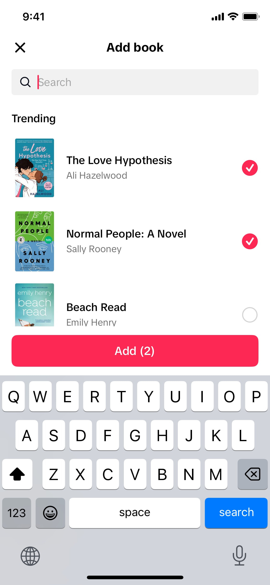 TikTok iOS screen 528