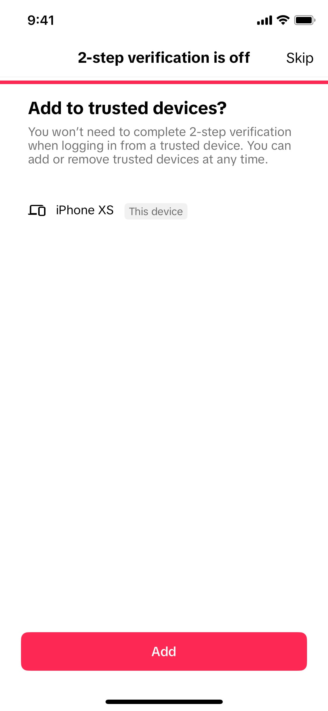 TikTok iOS screen 460