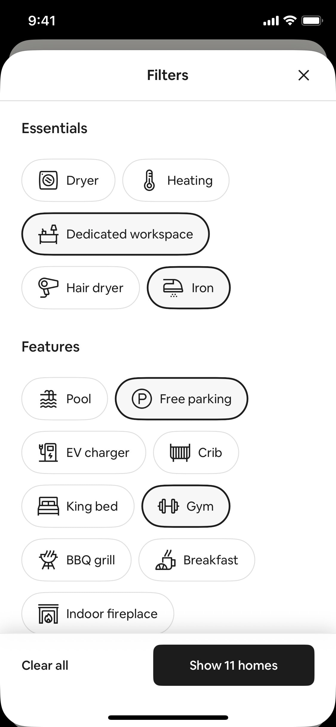 Airbnb iOS screen 602