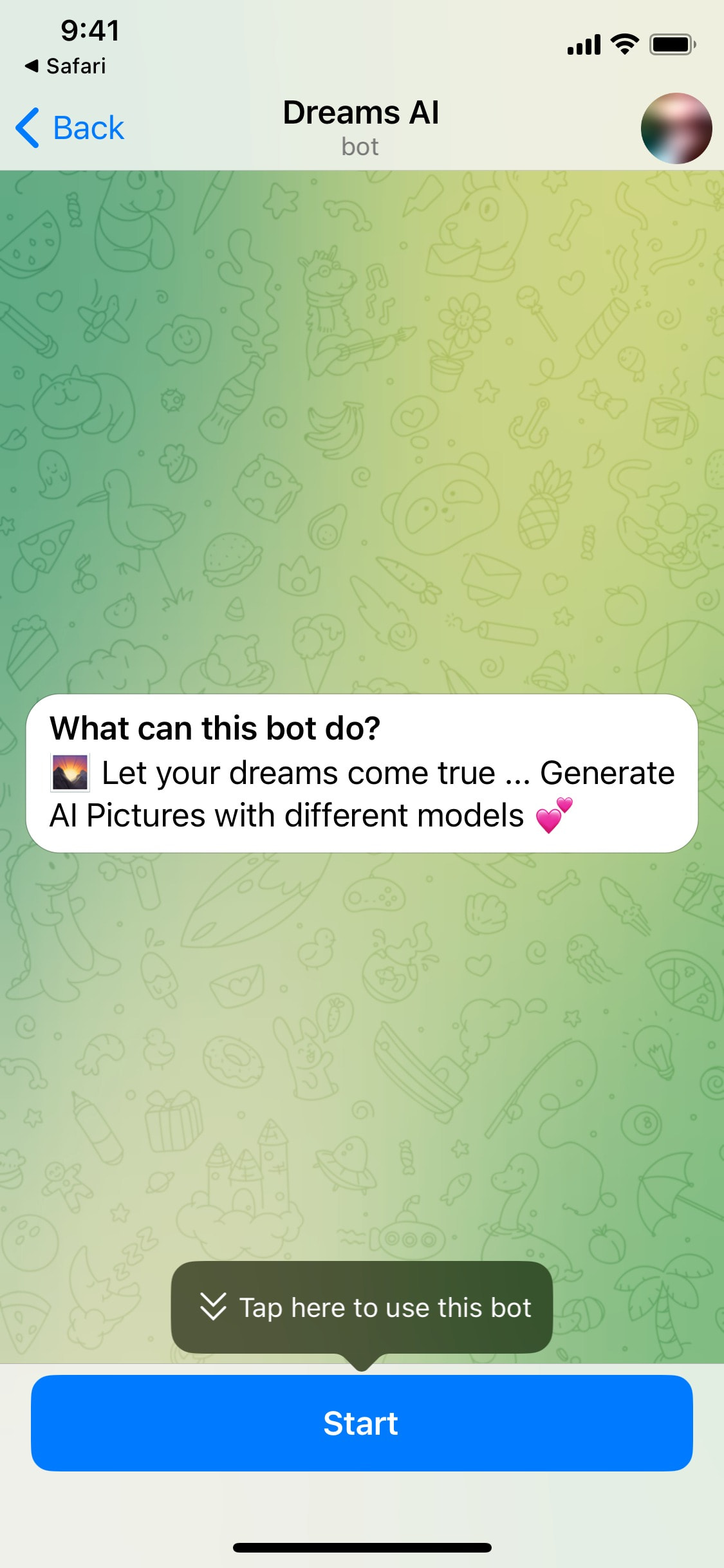 Telegram iOS screen 147