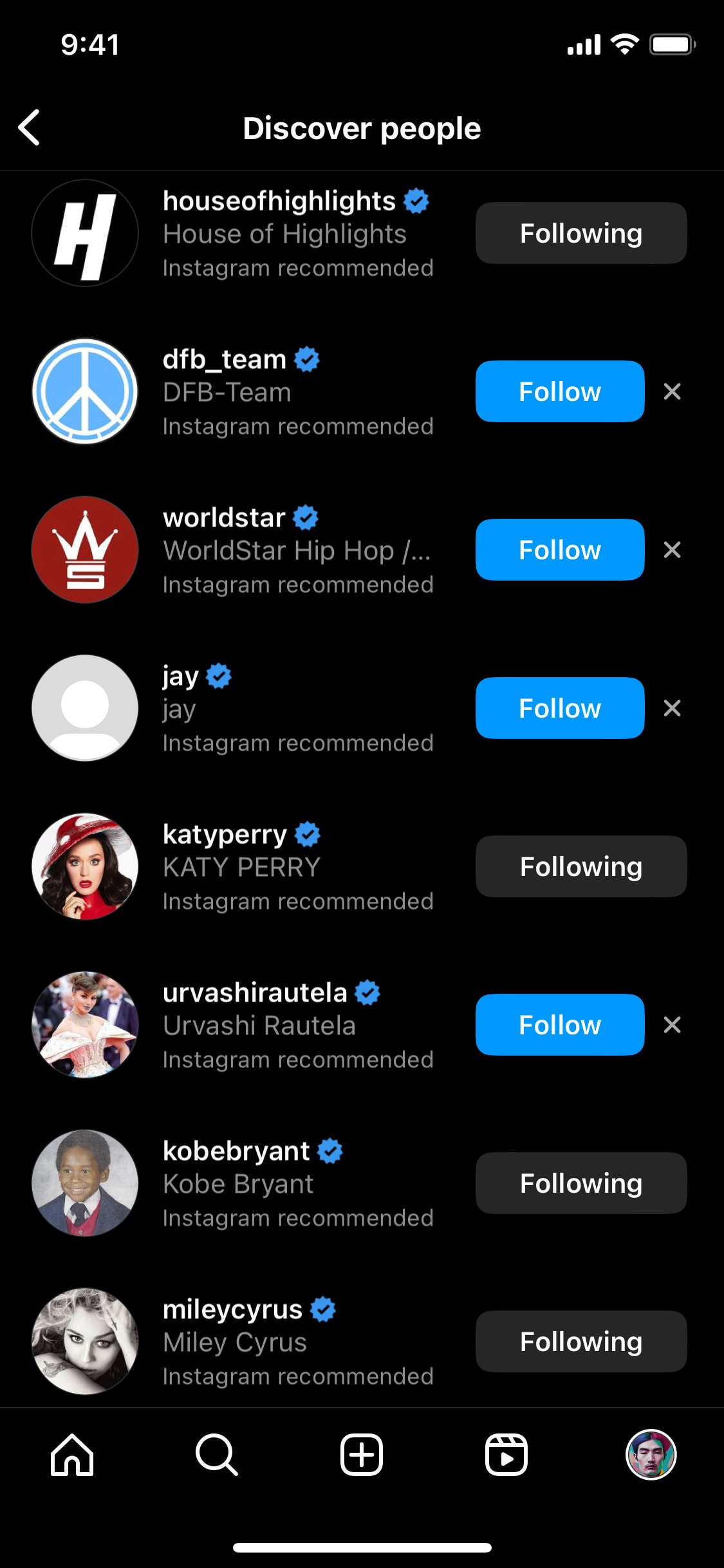 Instagram iOS screen 528