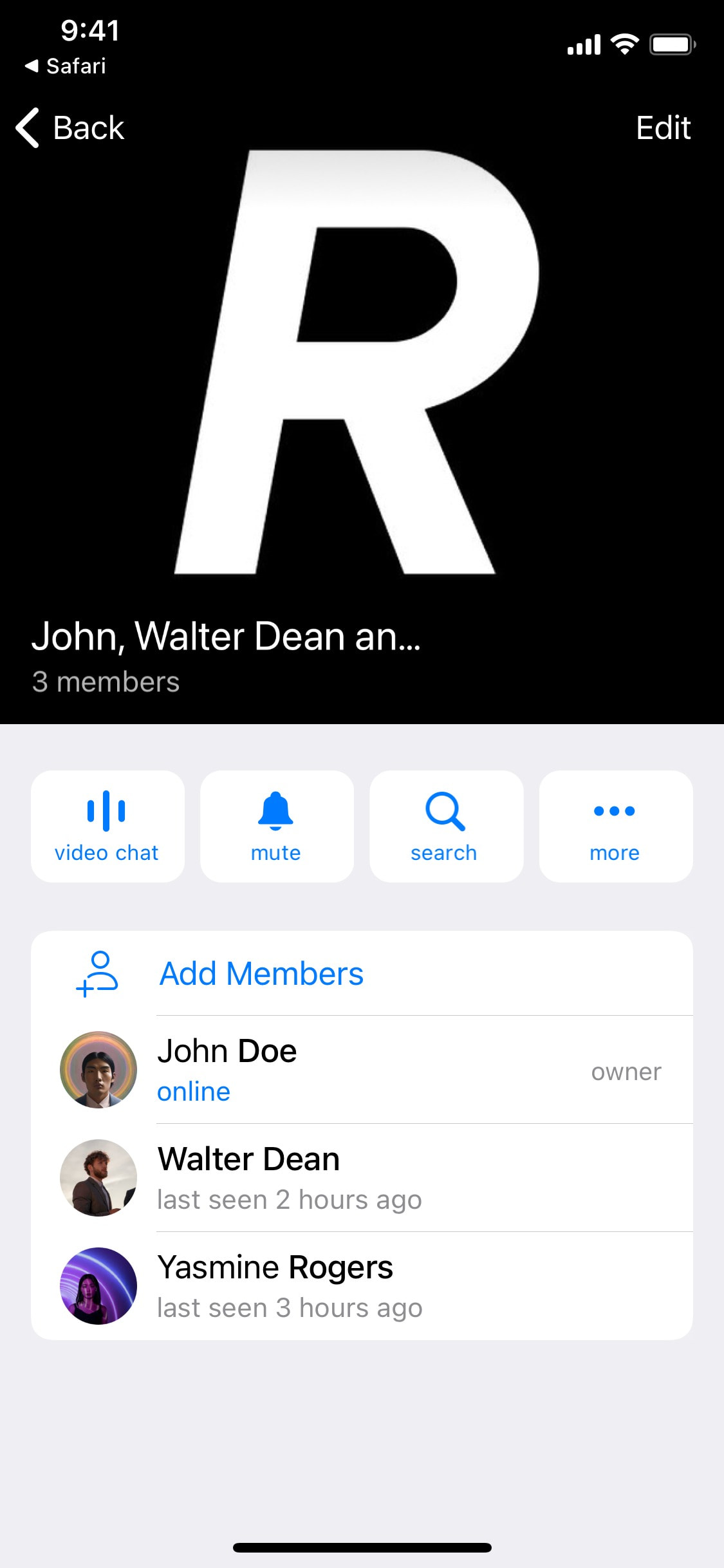 Telegram iOS screen 550