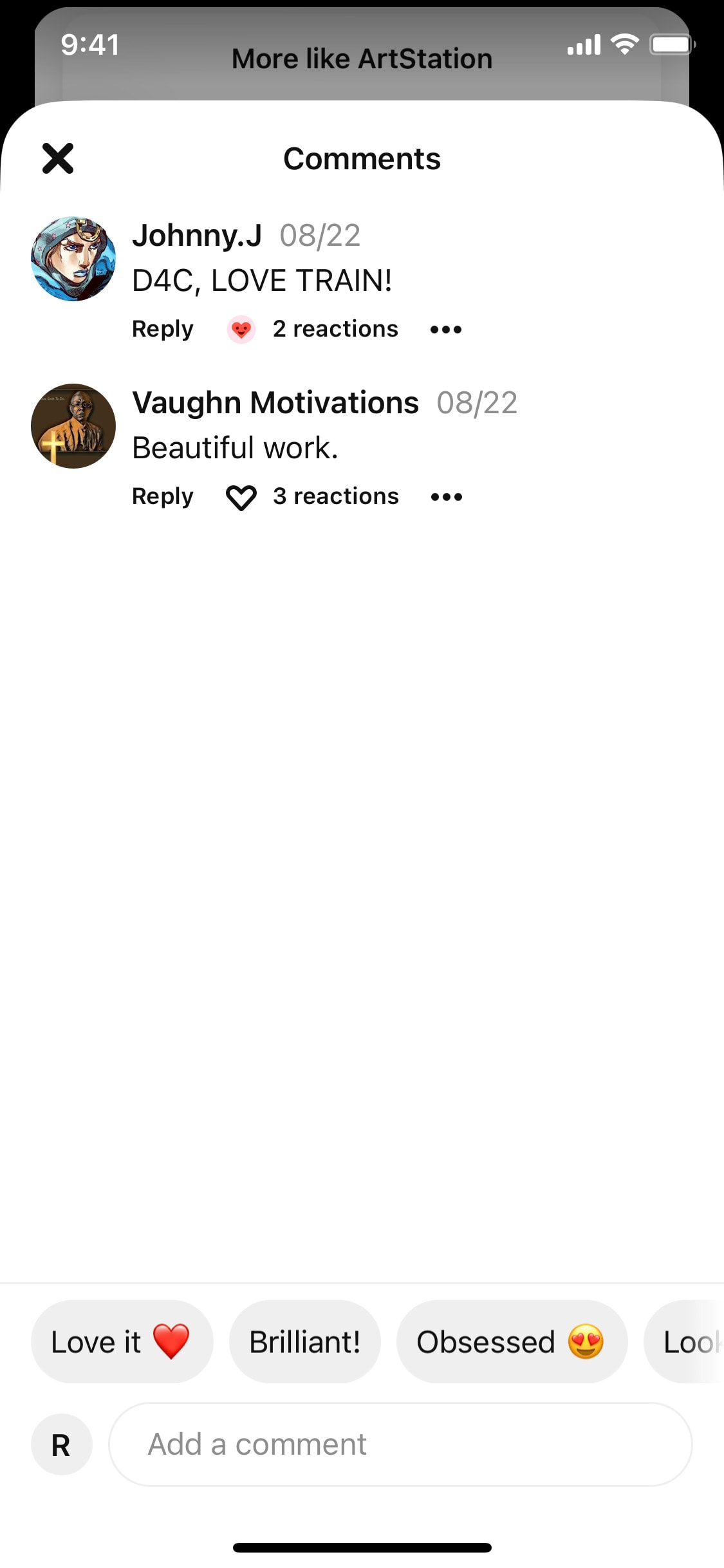 Pinterest iOS screen 343