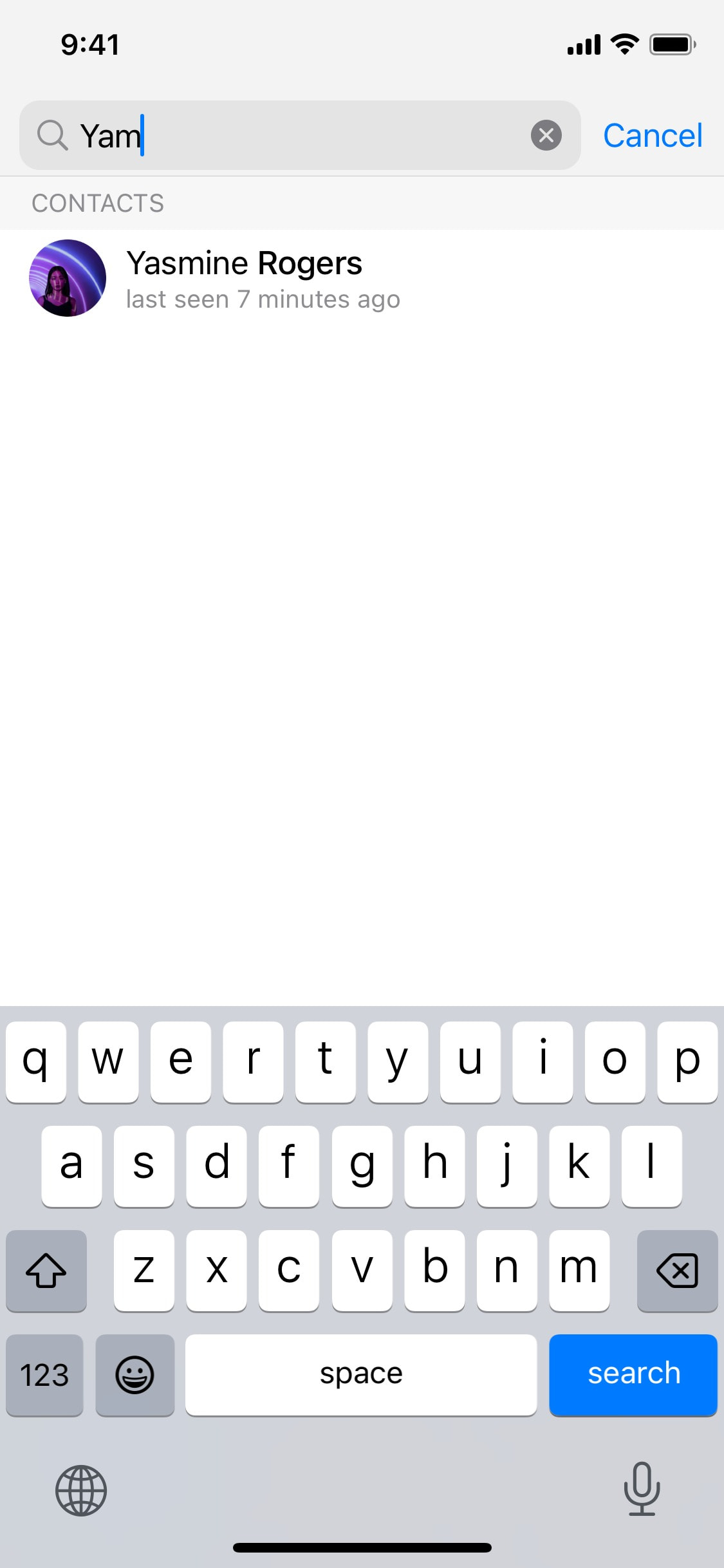 Telegram iOS screen 754