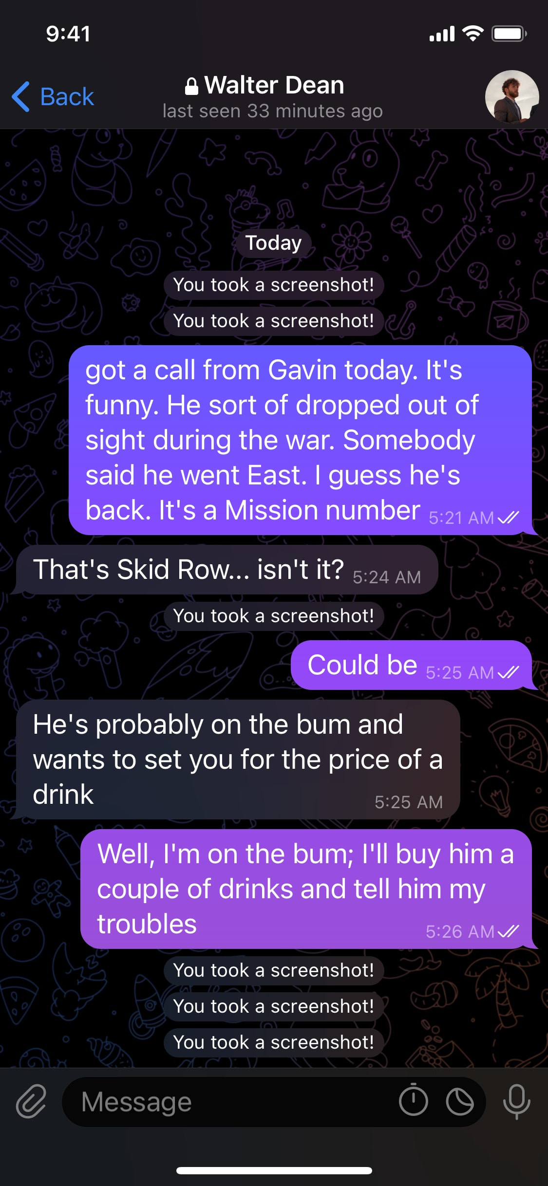 Telegram iOS screen 239