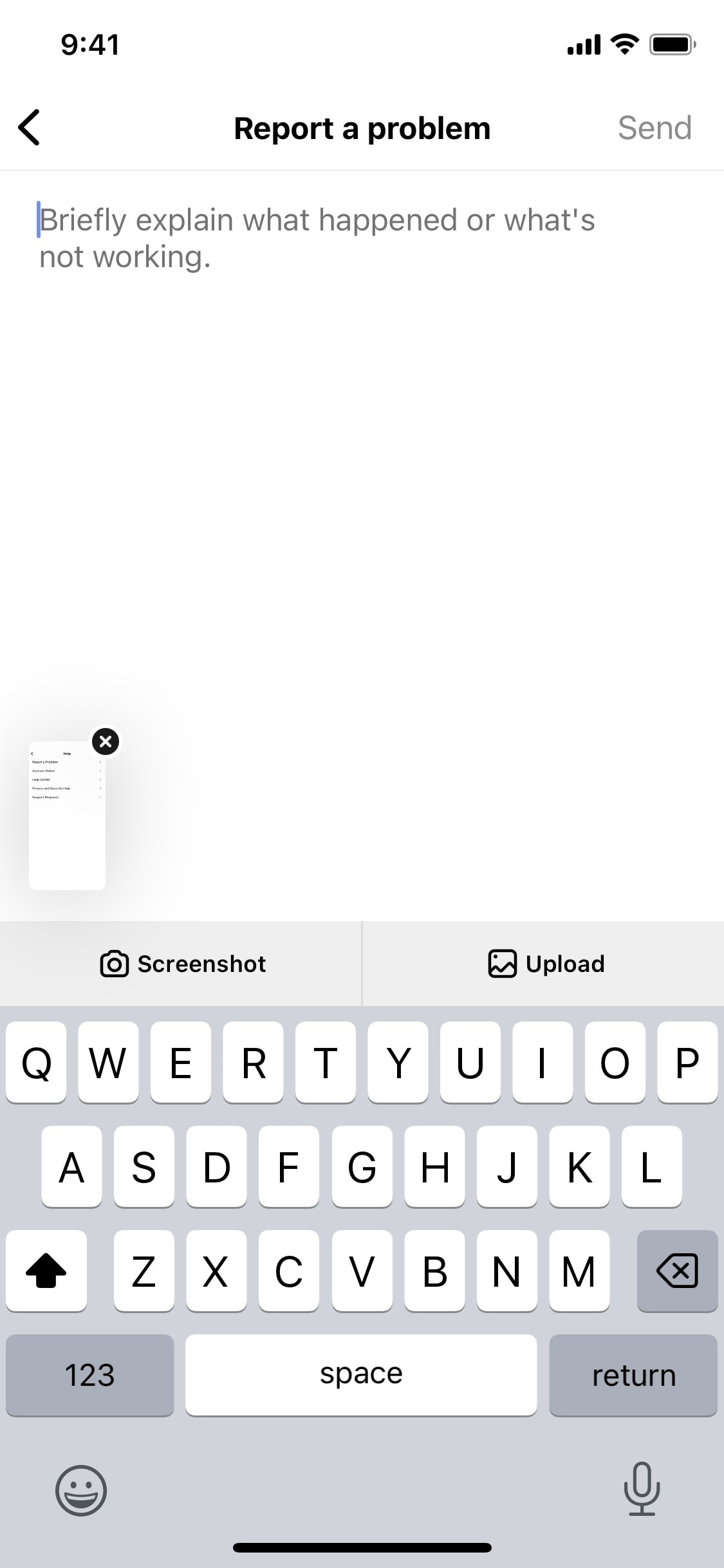 Instagram iOS screen 807