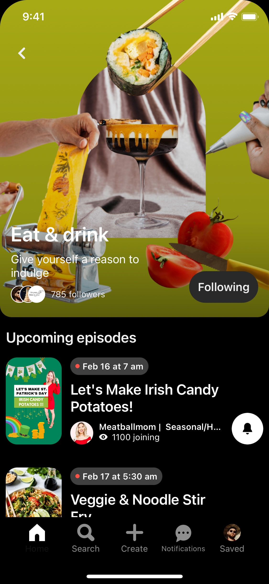 Pinterest iOS screen 283