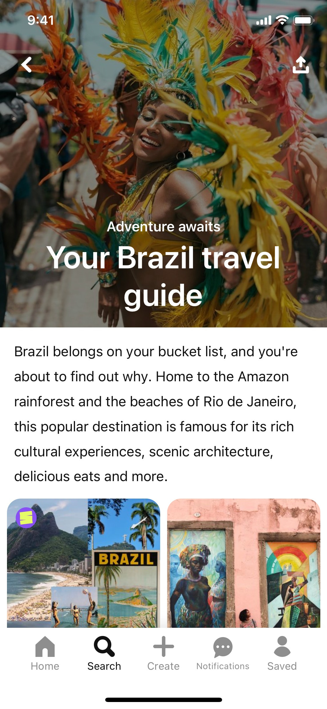 Pinterest iOS screen 46