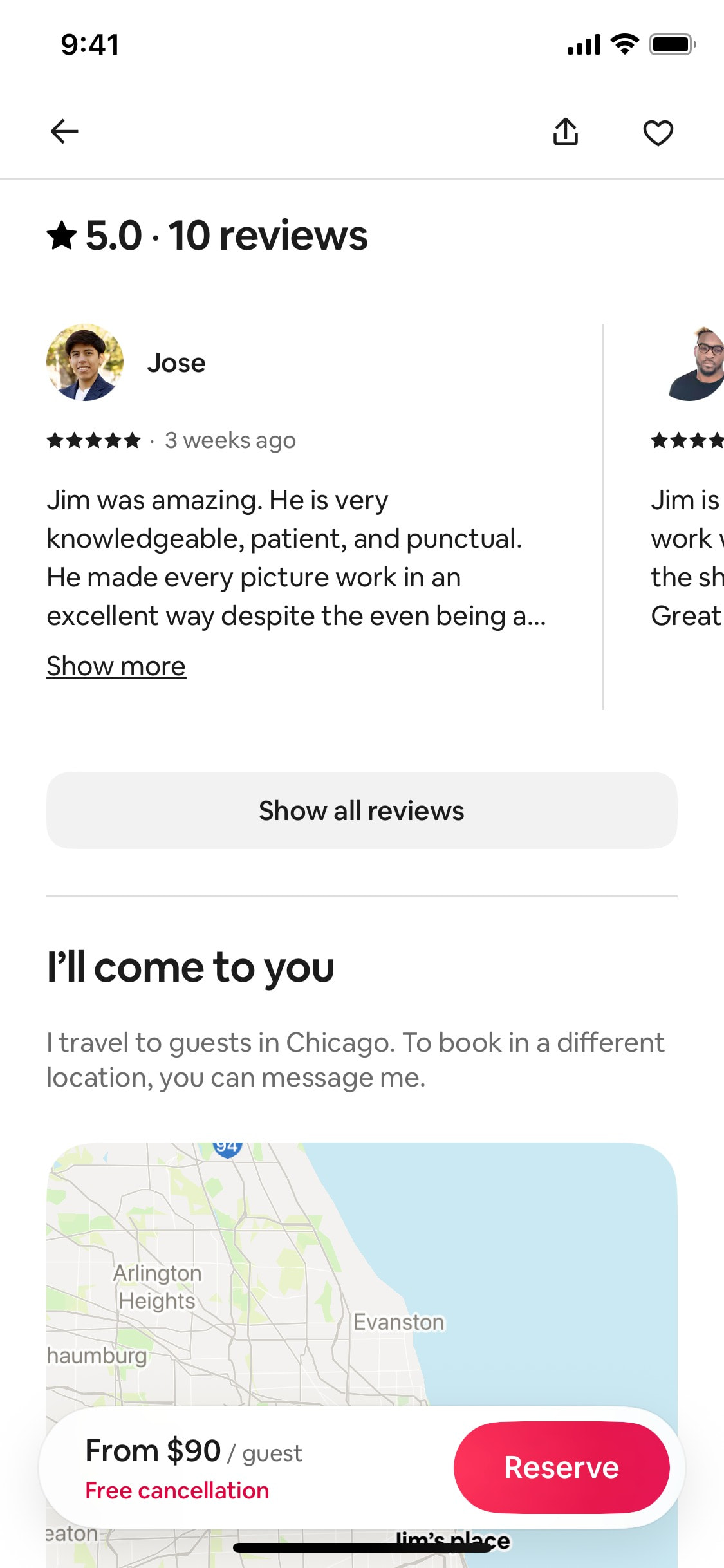 Airbnb iOS screen 279