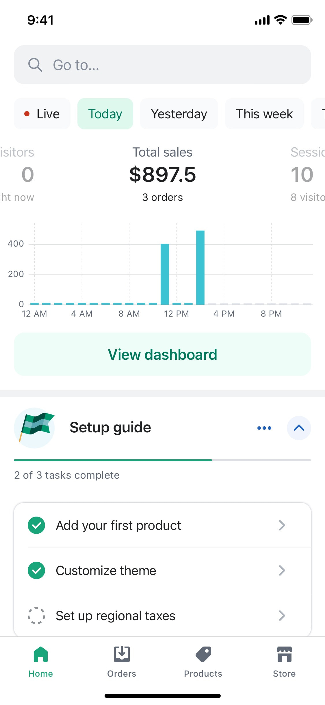 Shopify iOS screen 351