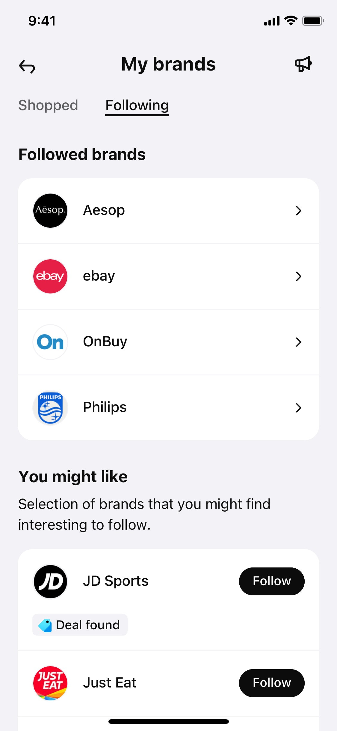 Klarna iOS screen 332
