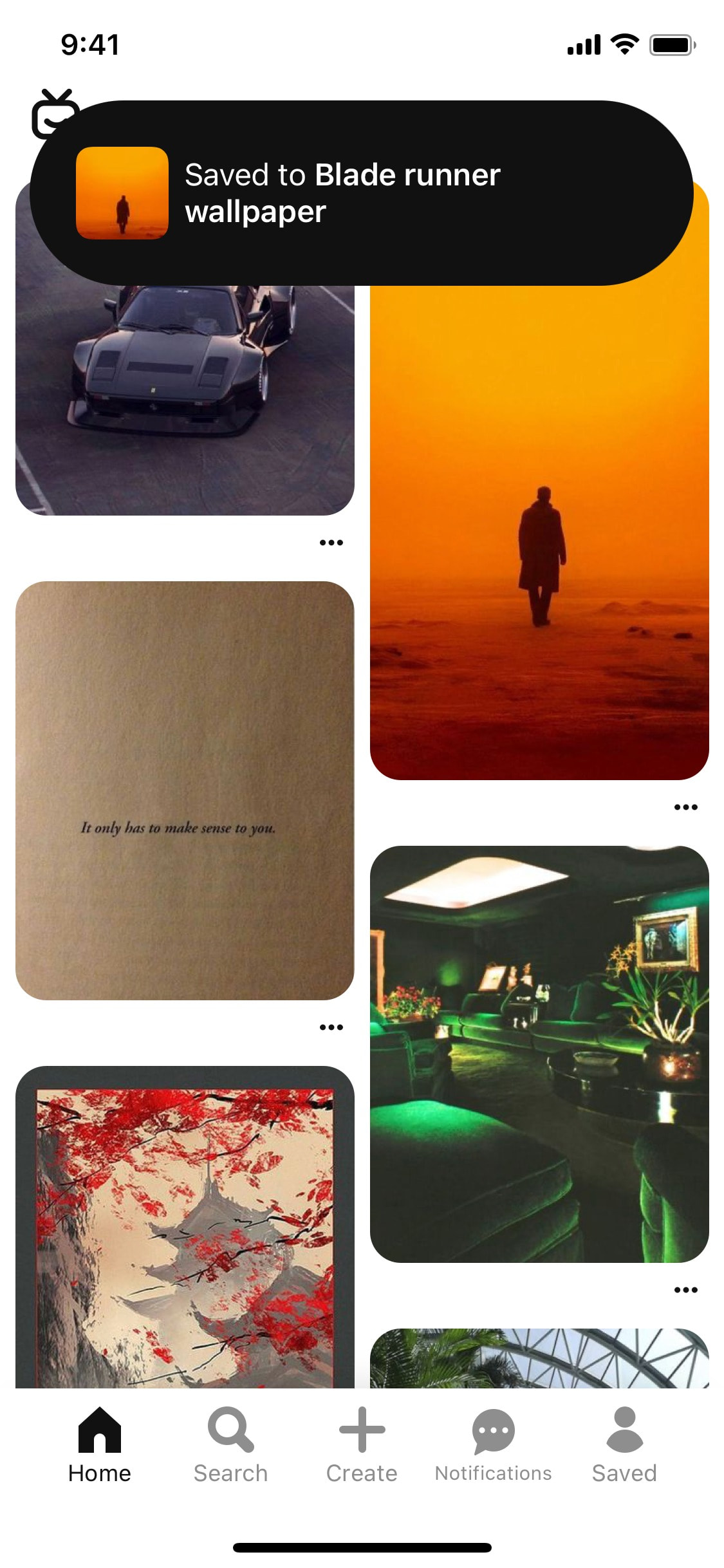 Pinterest iOS screen 328