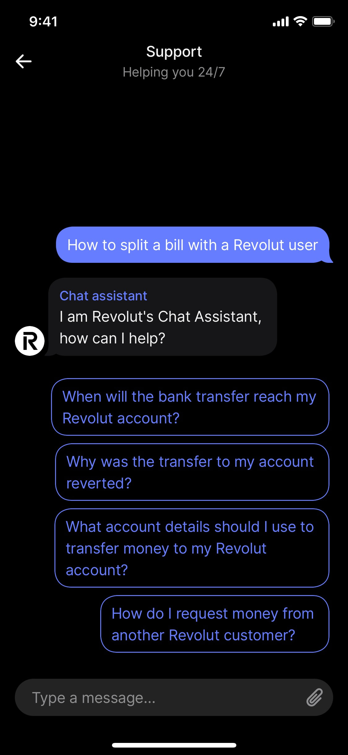 Revolut iOS screen 586