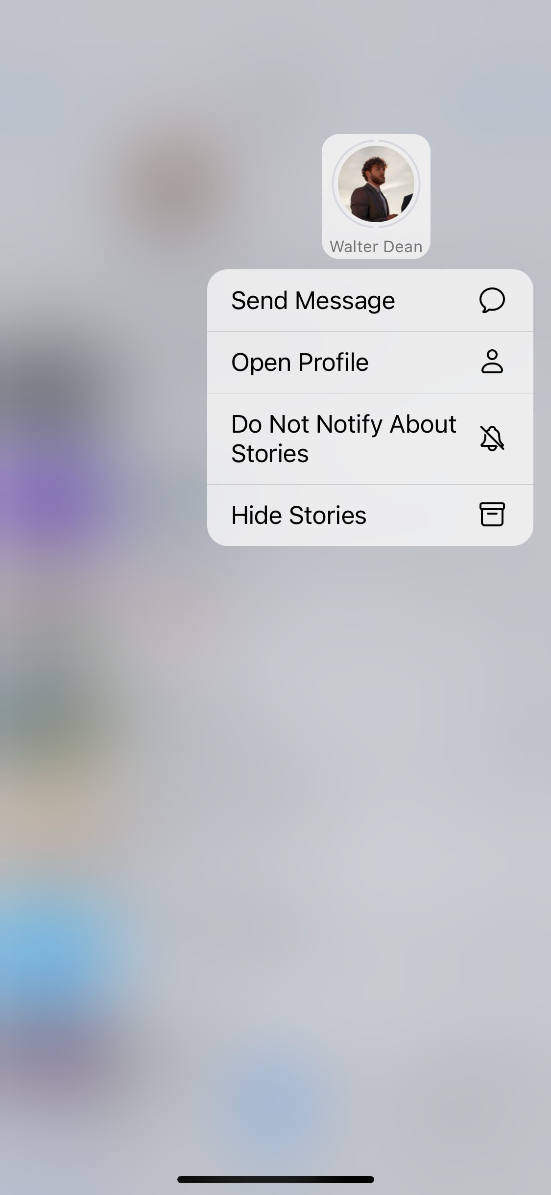 Telegram iOS screen 648