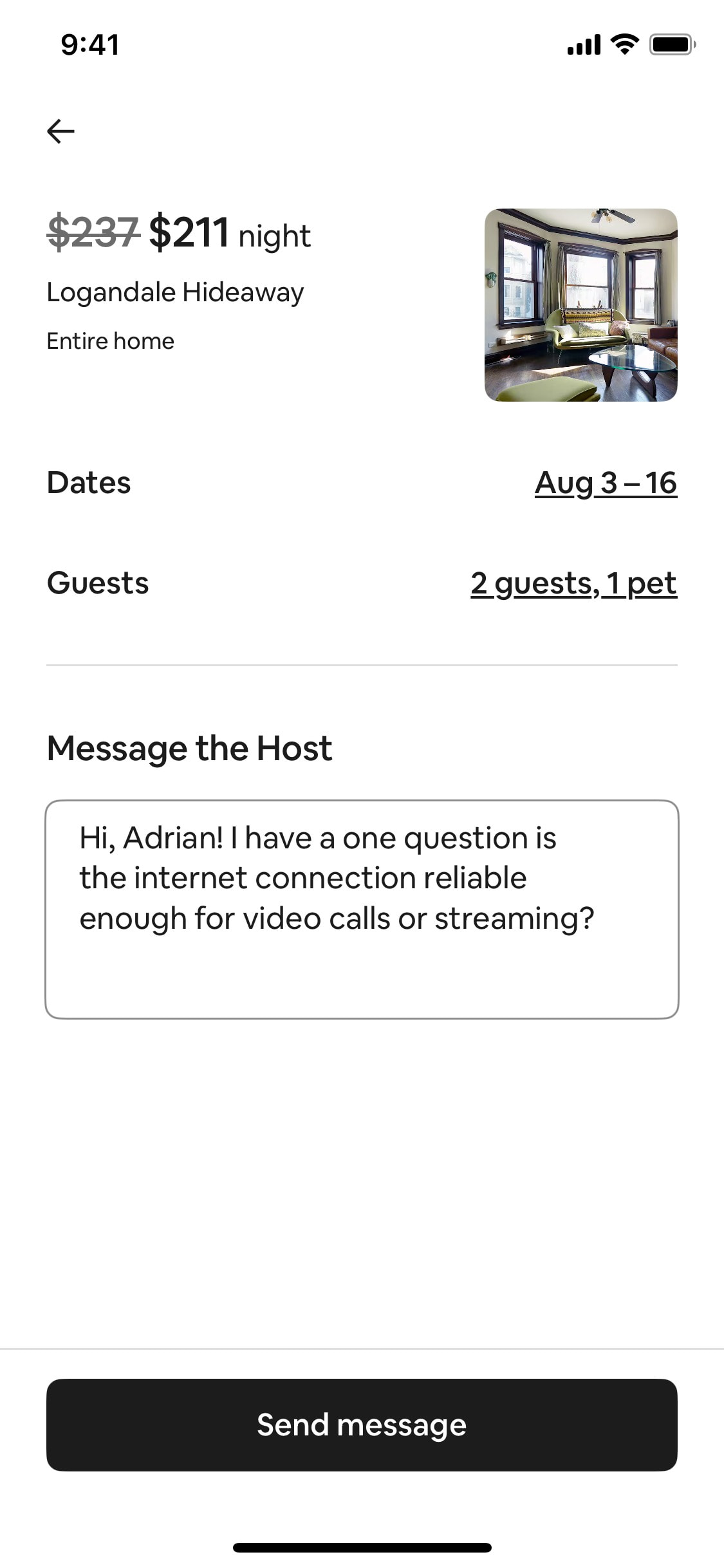 Airbnb iOS screen 622