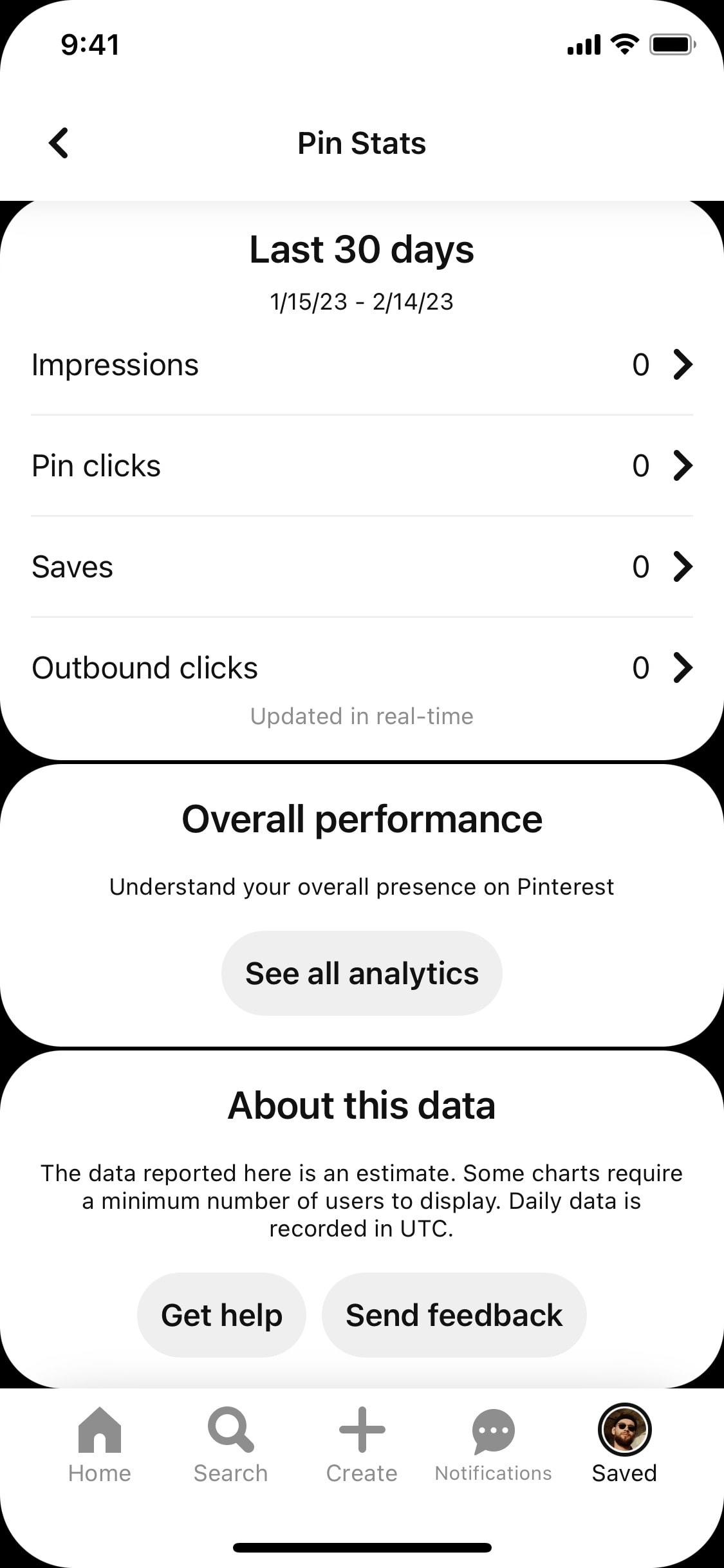 Pinterest iOS screen 240