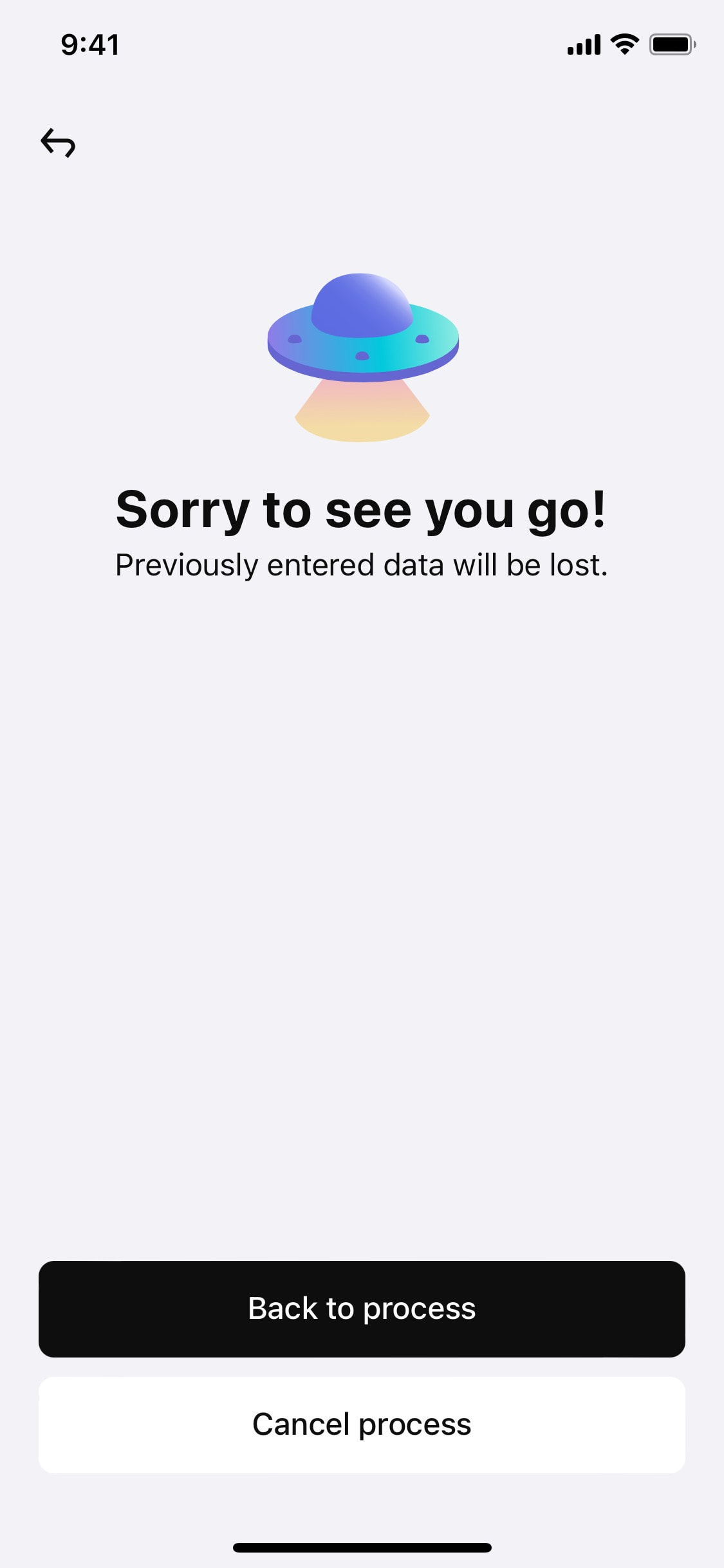 Klarna iOS screen 112